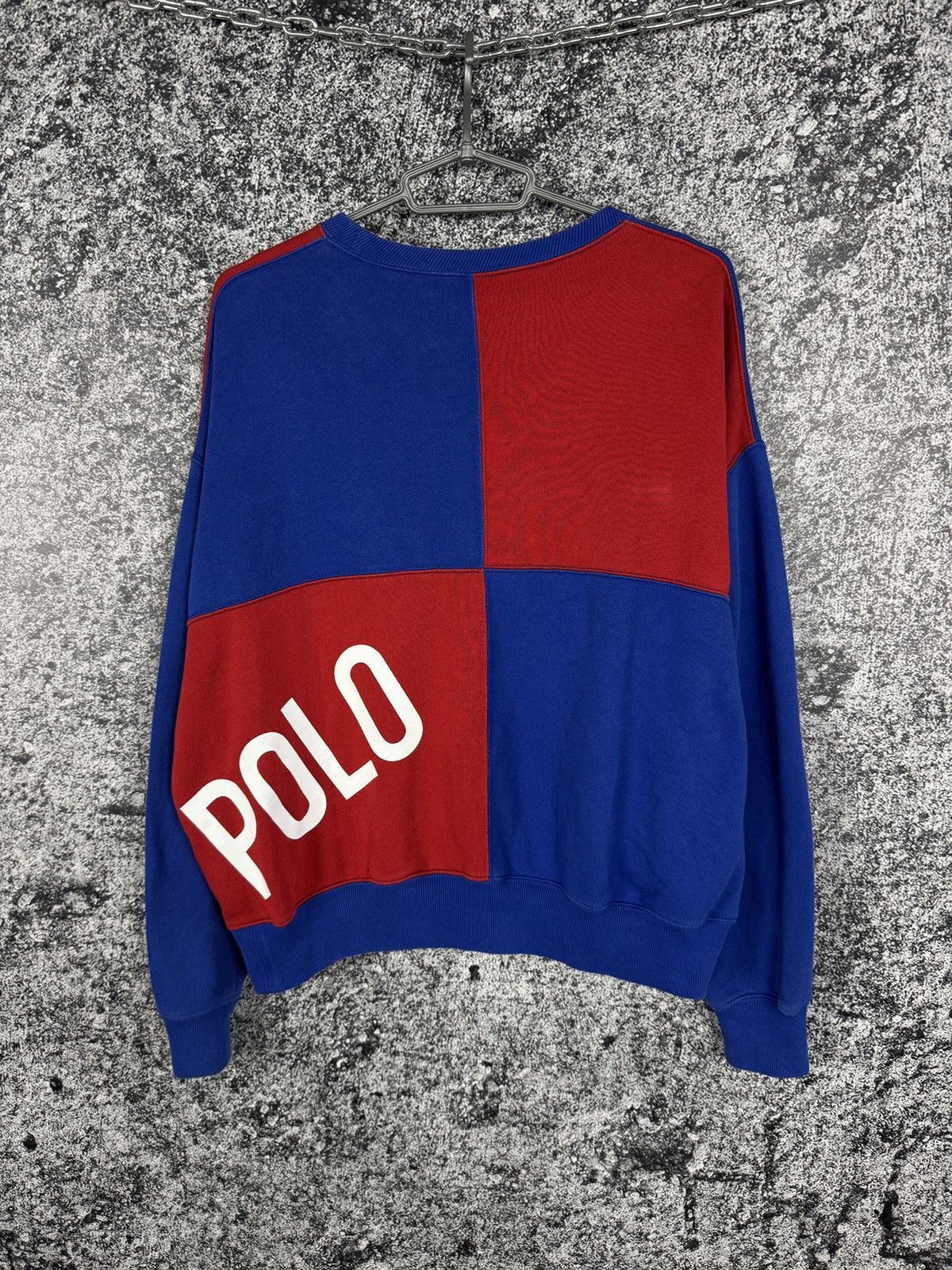 Polo Ralph Lauren Polo Ralph Lauren Colorblock Sweatshirt Spellout Logo Size M Size M / US 6-8 / IT 42-44 - 11 Thumbnail