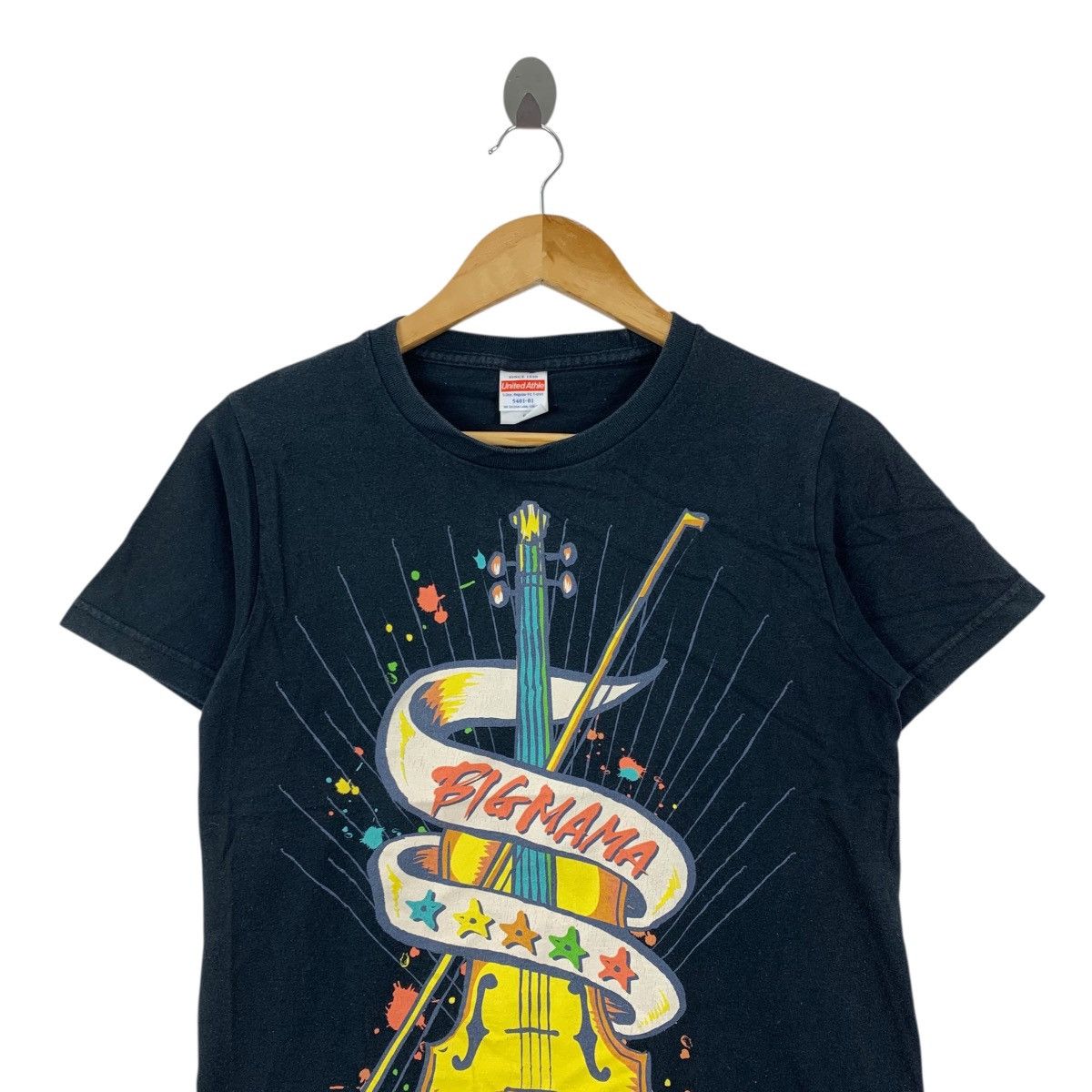 Japanese Brand RX-RECORDS Big Mama Violin Japanese Band Short Sleeve Tshirt Size US S / EU 44-46 / 1 - 2 Thumbnail