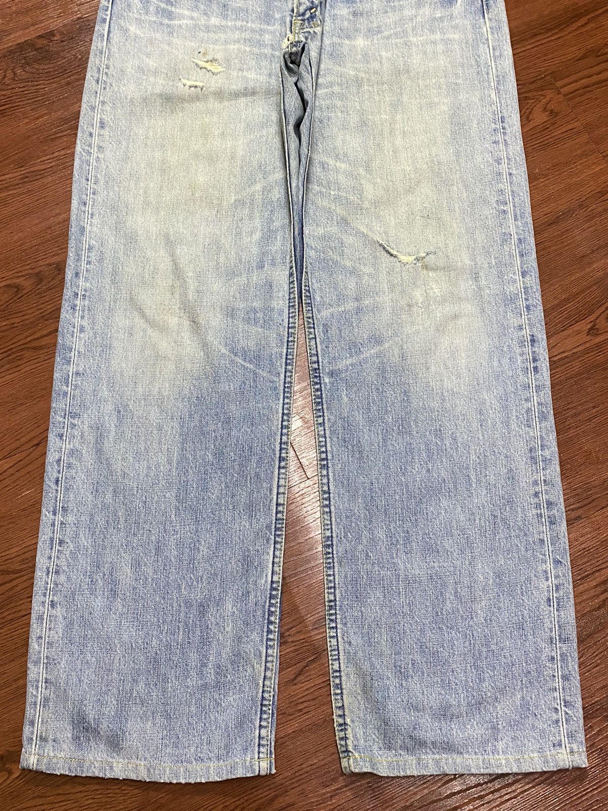 Levi's Vintage Levis 503 90’s Distressed Enough Baggy Jeans Size US 33 - 5 Thumbnail