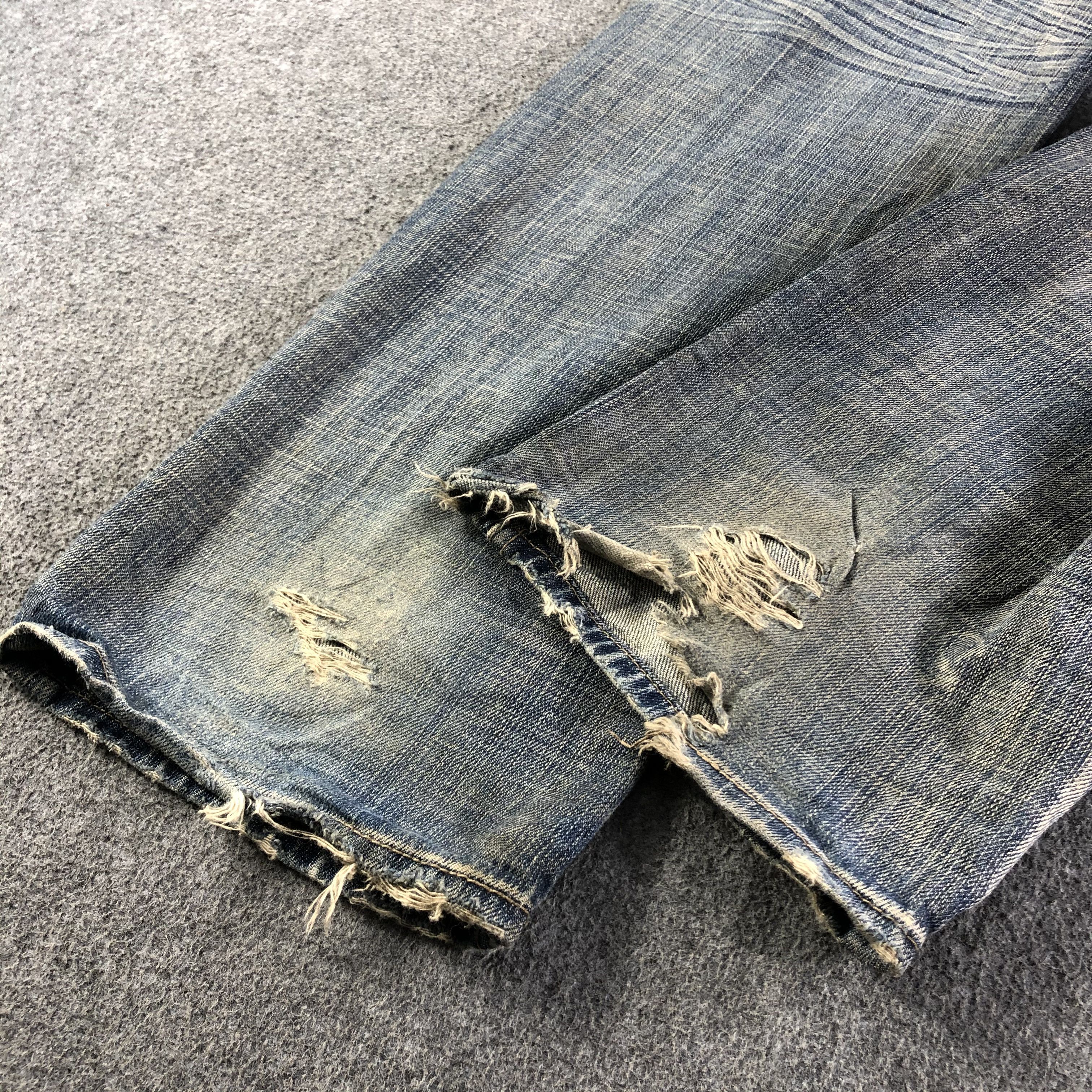Japanese Brand Vintage Heritage Stone Jeans-J3861 Size US 34 / EU 50 - 5 Thumbnail