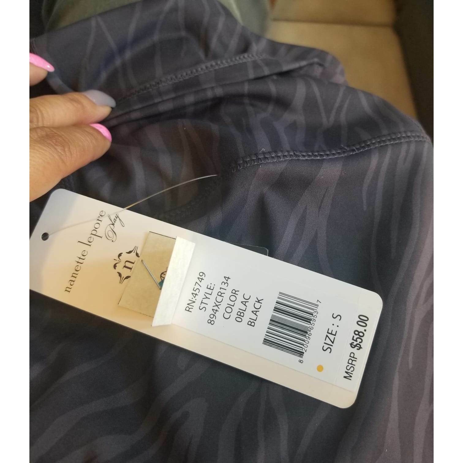 Nanette Lepore ❤️Women Leggings Sz S Nanette Lepore Stash Pocket Tiger prin Size 26" / US 2 / IT 38 - 7 Thumbnail