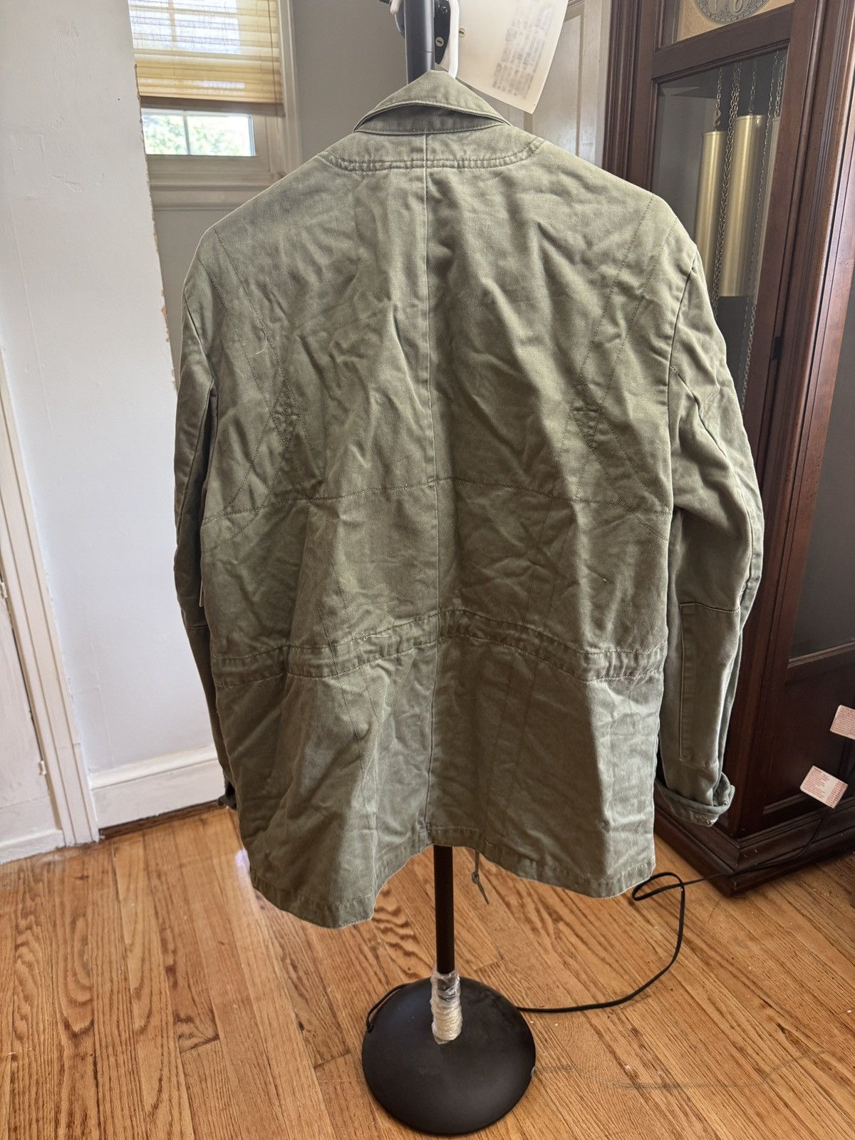 Stussy × Vintage Stussy Army Green Biker Jacket Size US L / EU 52-54 / 3 - 2 Thumbnail