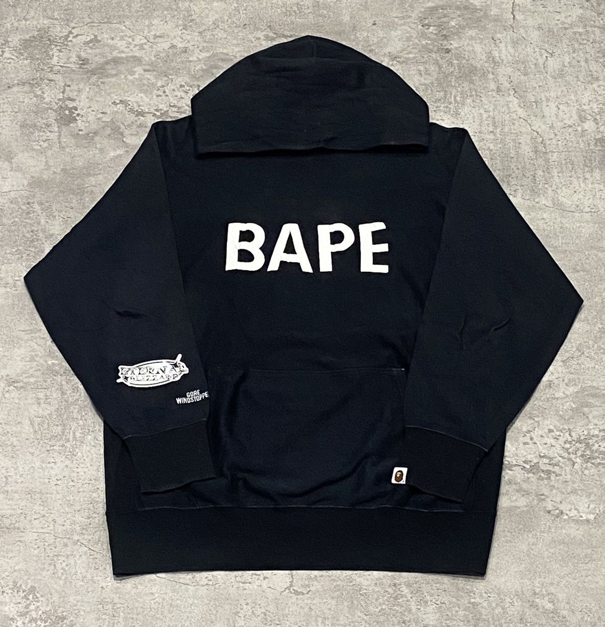 Bape Bape Spellout Windstopper Hoodie Size US L / EU 52-54 / 3 - 1 Thumbnail