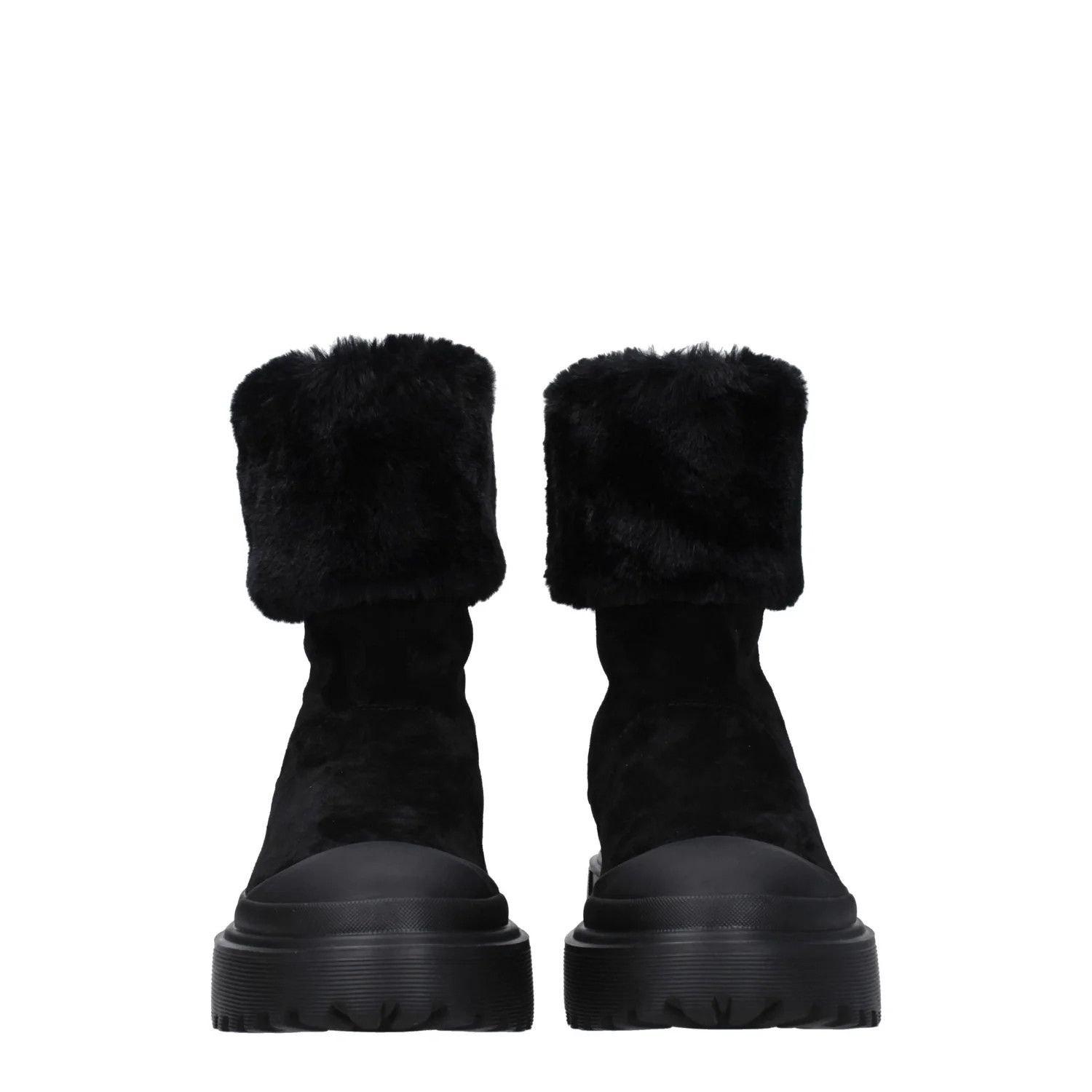 Hogan ob1o1e1124 Suede Ankle Boots in Black Size US 5 / IT 35 - 3 Thumbnail