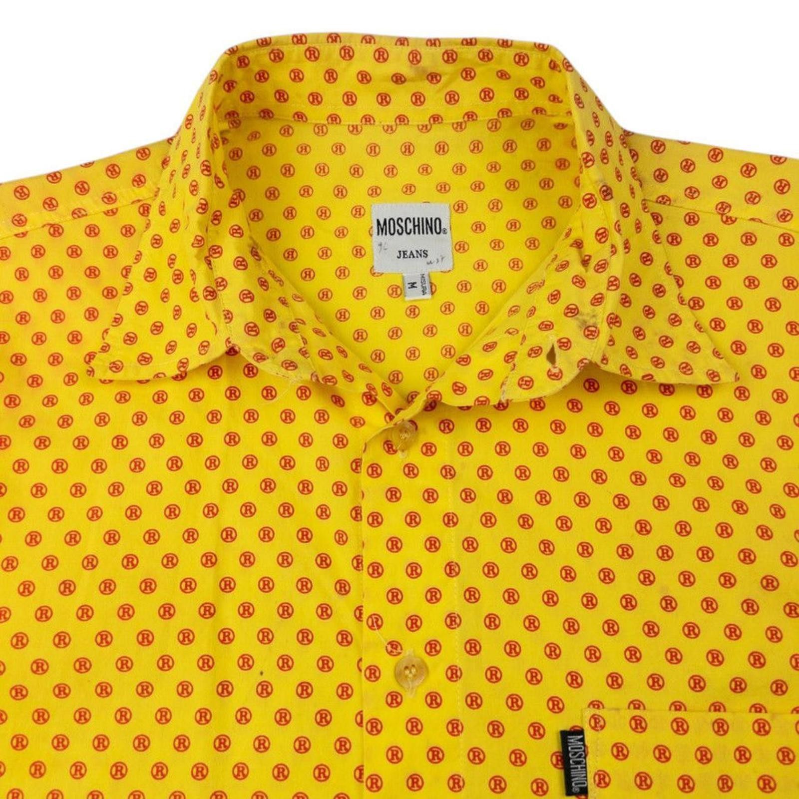 Moschino Vintage Moschino Jeans Registered Short Sleeve Shirt Size M Size US M / EU 48-50 / 2 - 3 Thumbnail