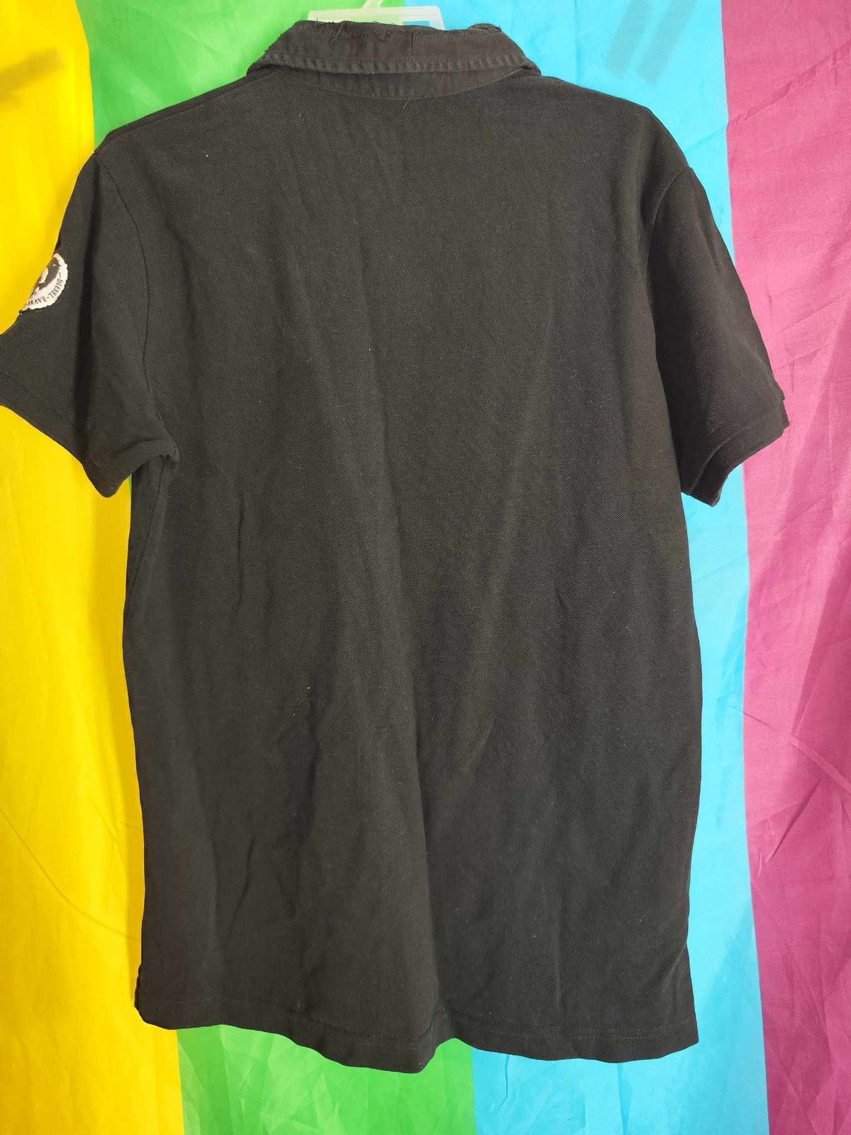Designer × Diesel Diesel men’s collared black cotton T-shirt size L Size US L / EU 52-54 / 3 - 9 Thumbnail