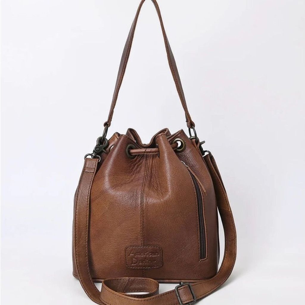 Other New Western Woven Thunderbird Leather Bucket Handbag Size ONE SIZE - 5 Thumbnail