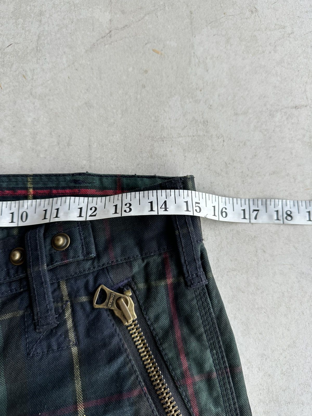 RRL Ralph Lauren RARE🔥🔥 Vintage RALPH LAUREN Check Tartan Bondage Punk Conmar Size US 30 / EU 46 - 9 Thumbnail