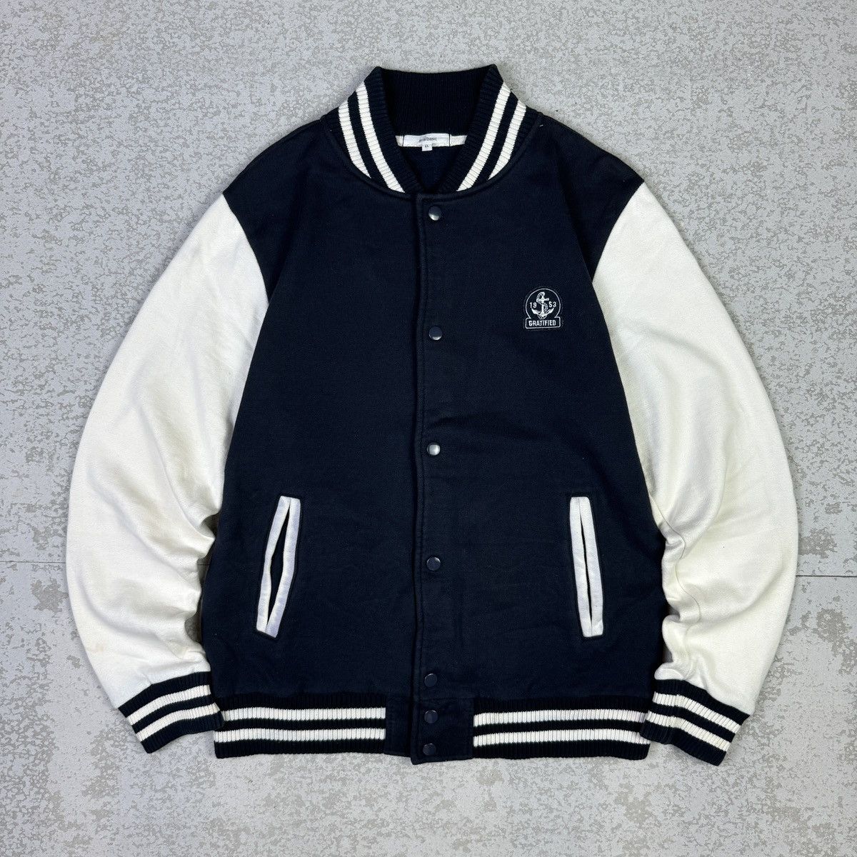 Japanese Brand Japanese Brand availbasic Varsity Jacket Size US L / EU 52-54 / 3 - 1 Thumbnail