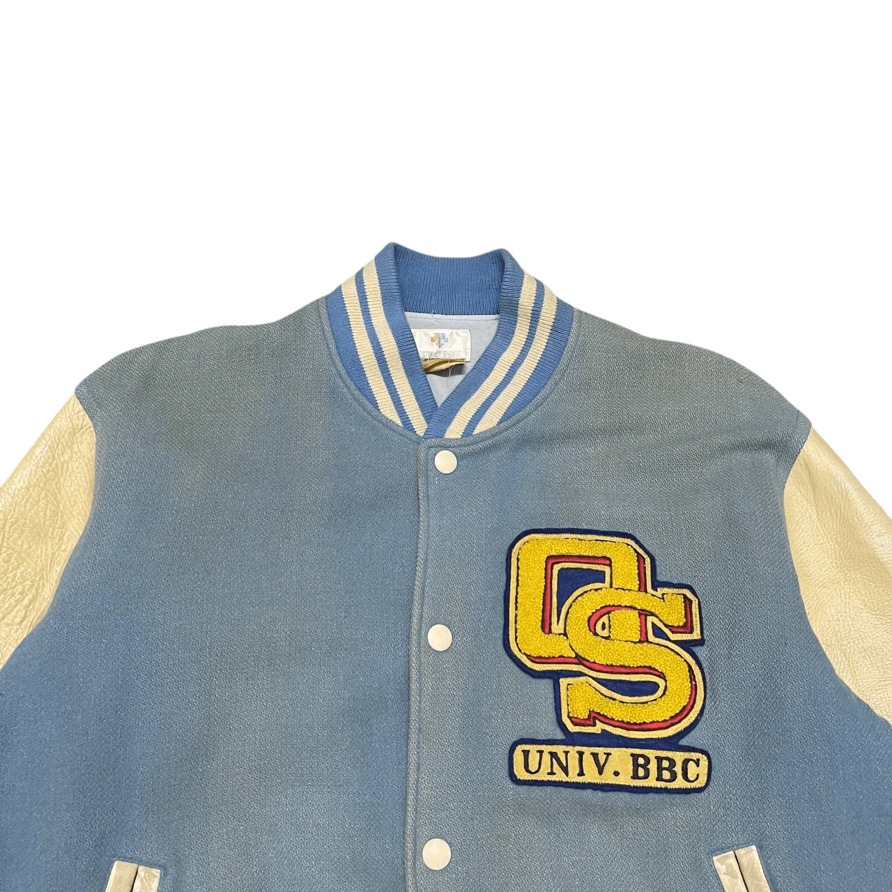 Descente Vintage Descente Univ. BBC Stadium Varsity Jacket Size US M / EU 48-50 / 2 - 2 Thumbnail