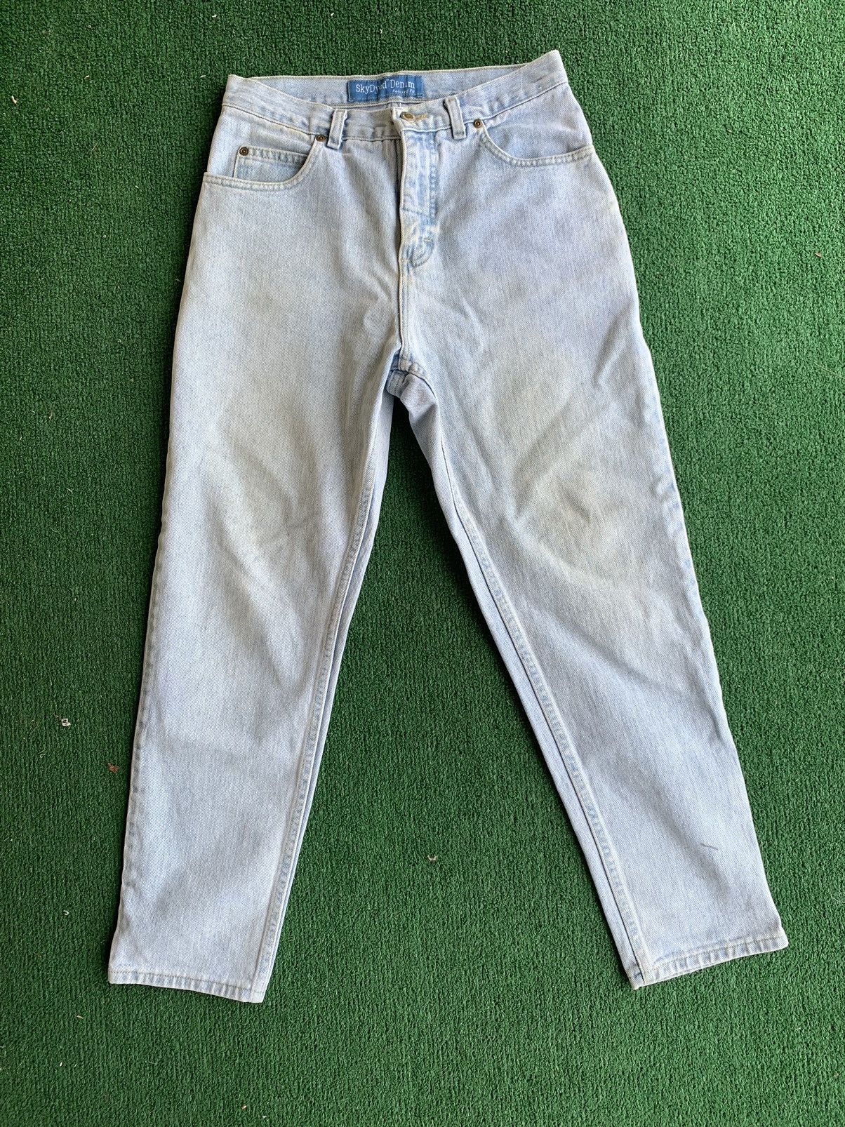 Vintage Vintage 90’s light washed jeans Size US 29 - 1 Thumbnail