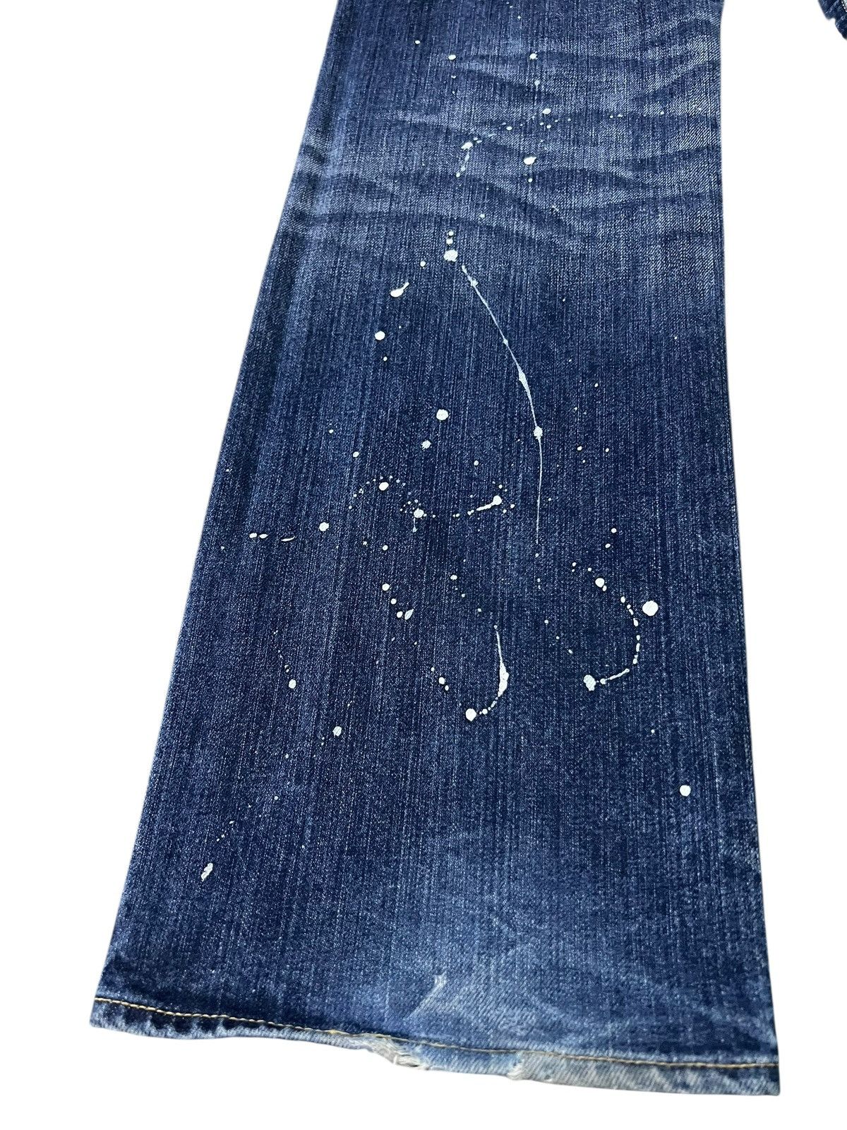 Japanese Brand Takeo Kikuchi Painted Pactwork Jean Japan Size US 33 - 16 Thumbnail
