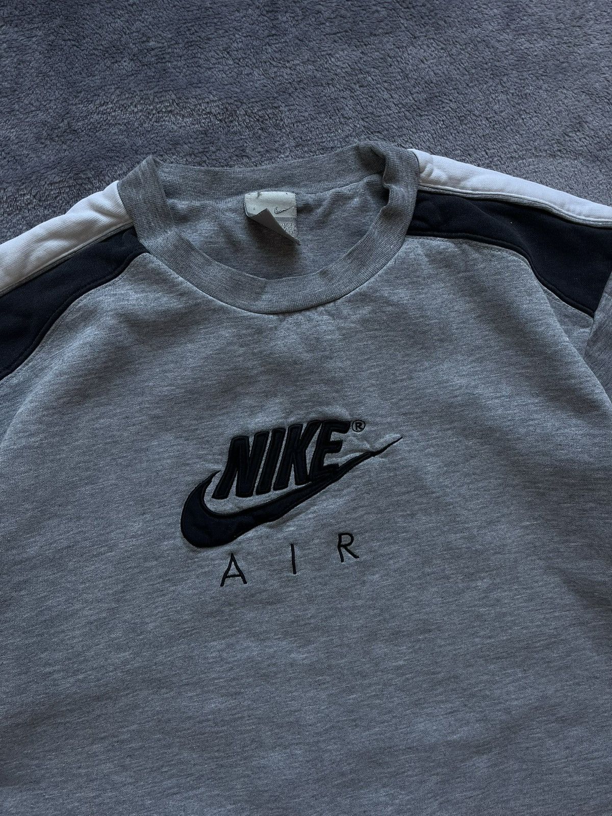 Nike 00s Nike Air Oversized Boxy Sweatshirt Big Swoosh Logo Size US M / EU 48-50 / 2 - 2 Thumbnail