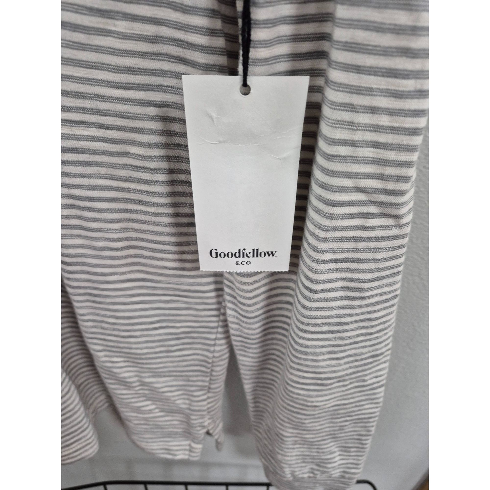 Other Goodfellow & Co Men's Striped Long Sleeve Polo Shirt Cotton Size US S / EU 44-46 / 1 - 3 Thumbnail