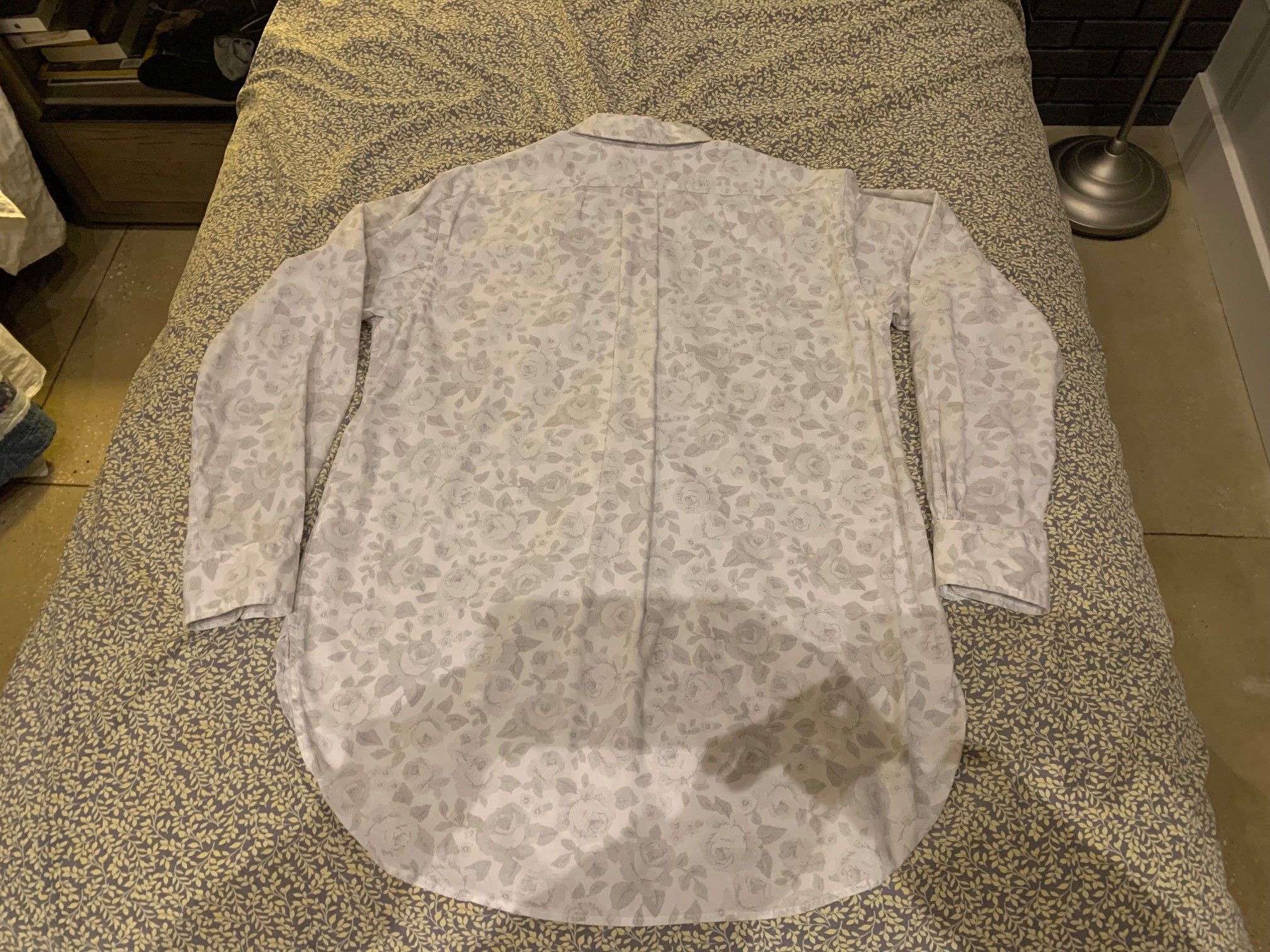 Engineered Garments EG Rose Print Long Sleeve Shirt Size US S / EU 44-46 / 1 - 2 Thumbnail