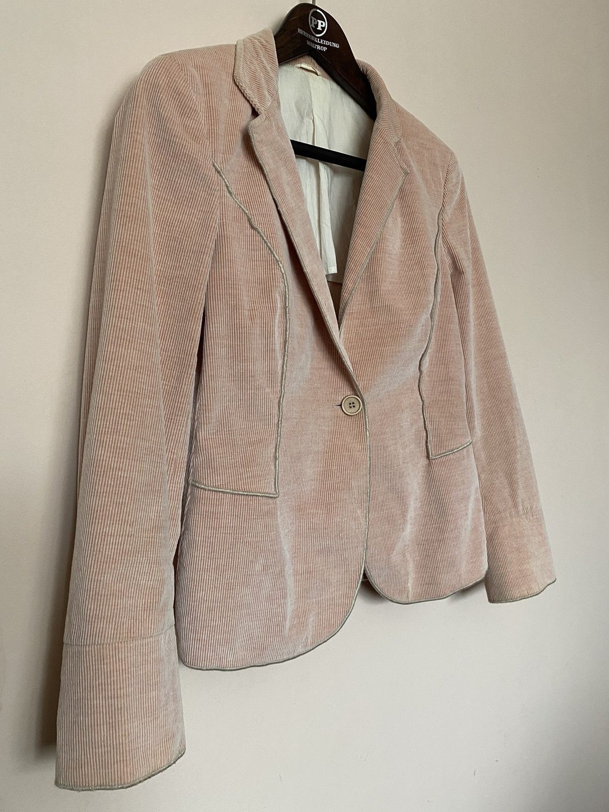 Brunello Cucinelli Brunello Cucinelli Blazer Velvet Pink Size M / US 6-8 / IT 42-44 - 3 Thumbnail