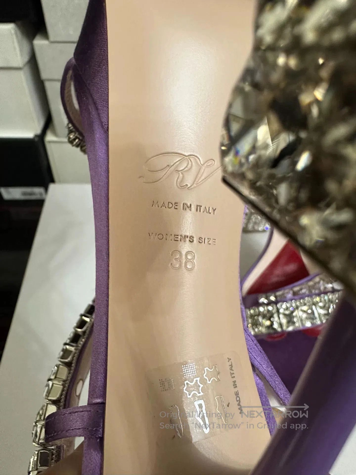 Roger Vivier Roger Vivier Crystal Embellished High Heels. Size US 7 / IT 37 - 6 Thumbnail