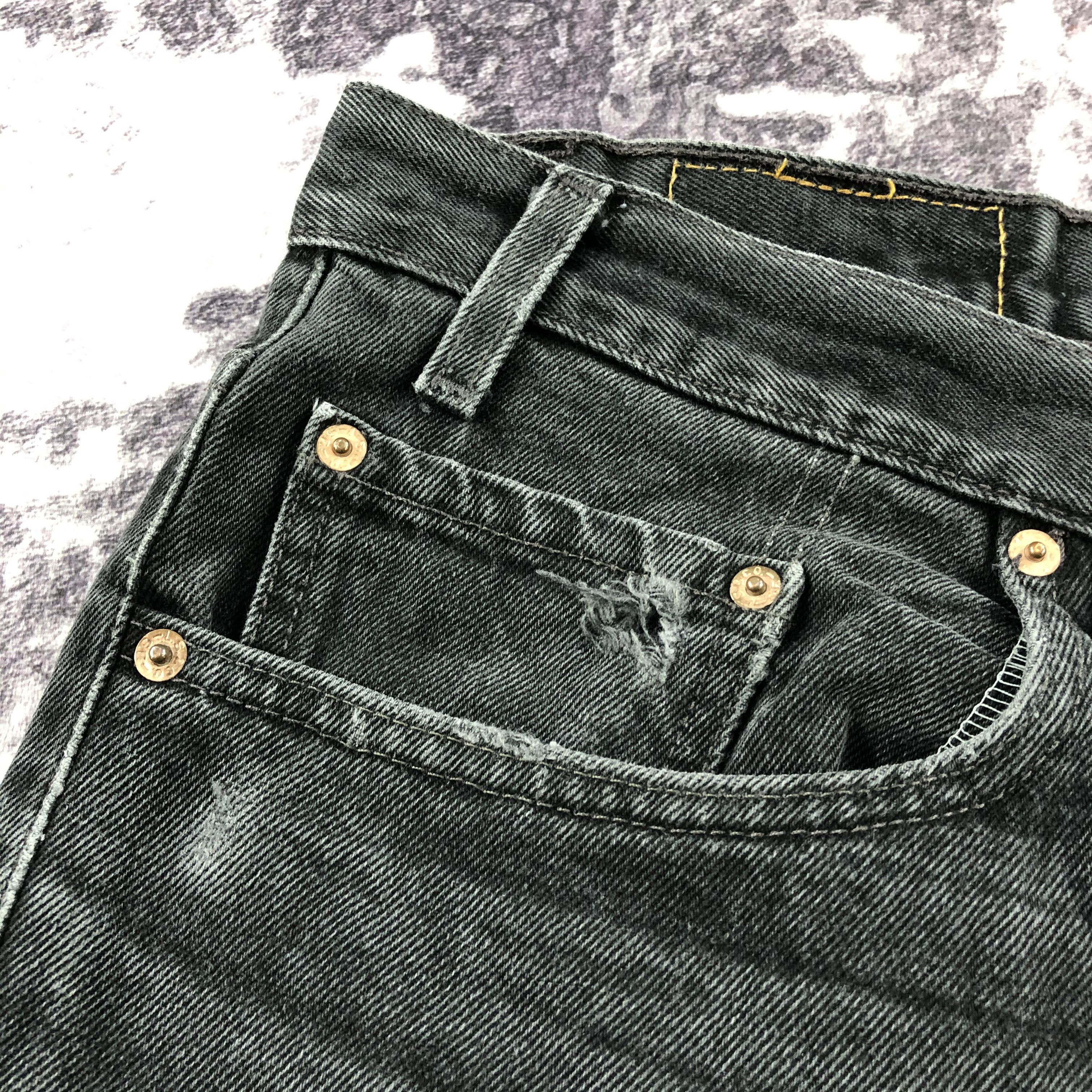 Levi's × Vintage Vintage 90s Faded Black Levis 550 Jeans-JM2571 Size US 40 / EU 56 - 11 Thumbnail