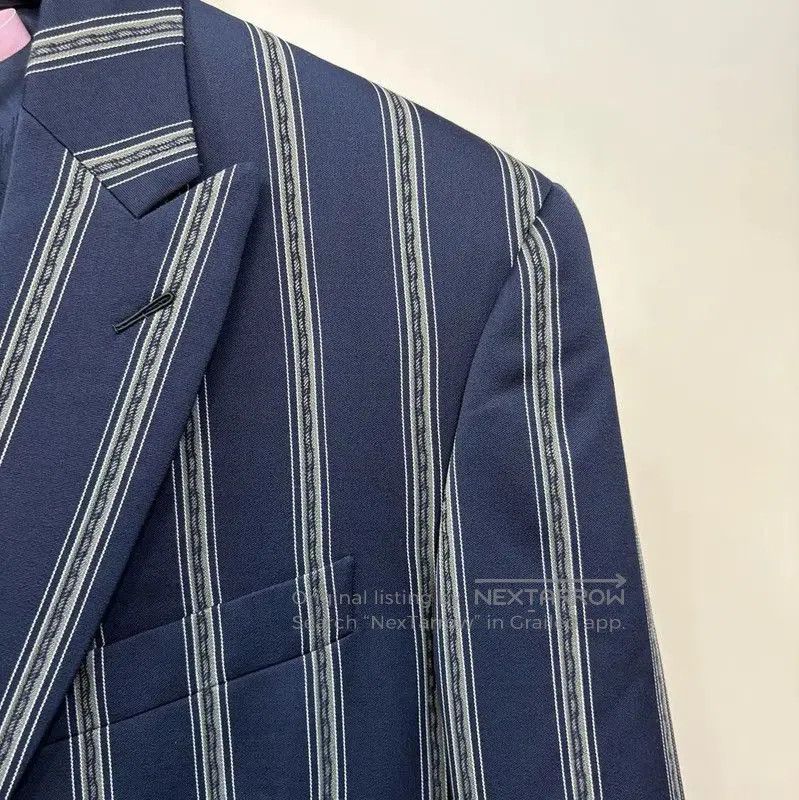 Louis Vuitton Louis Vuitton Men's Striped Navy Cotton Jacket . Size US M / EU 48-50 / 2 - 4 Thumbnail
