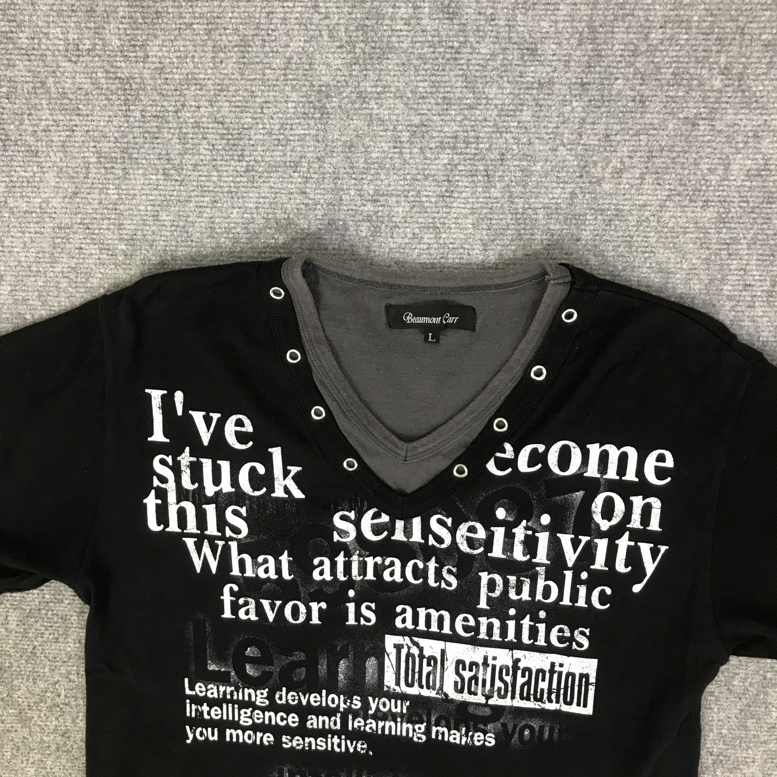 If Six Was Nine PUNK JAPAN BEAUMONT DESIGN GOTHIC T-SHIRT K93B5 Size US M / EU 48-50 / 2 - 2 Thumbnail
