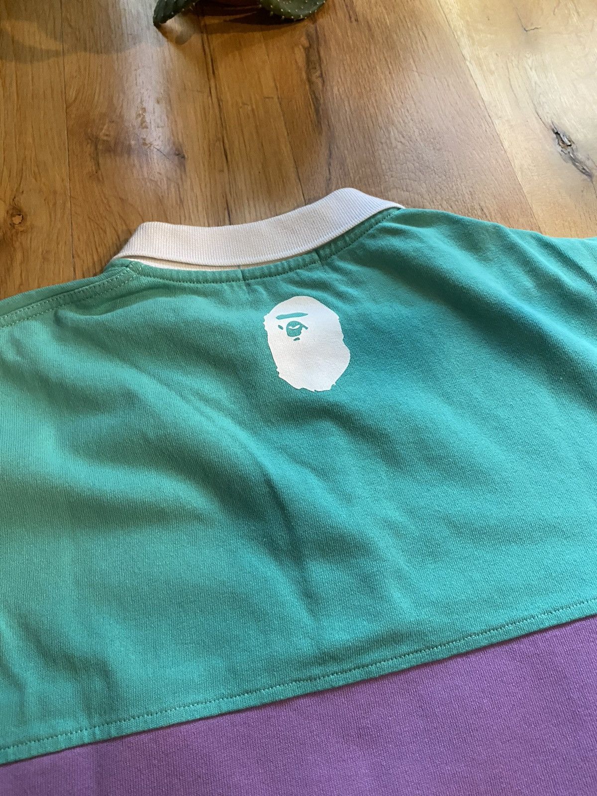 Bape A Bathing Ape BAPE “WORLD GONE MAD” polo Size US XL / EU 56 / 4 - 7 Thumbnail
