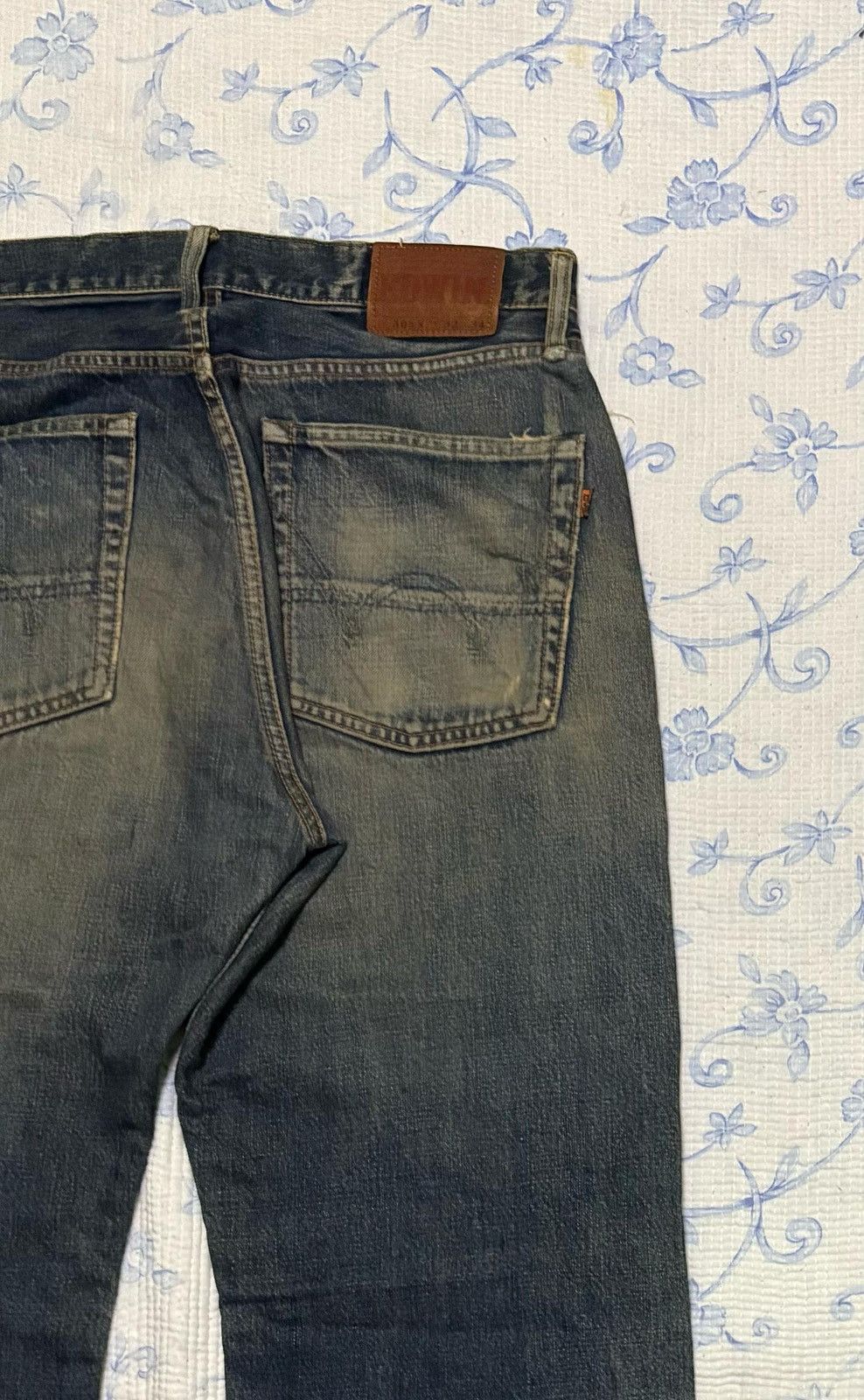 Edwin × Vintage Edwin Denim Pant Distressed Style made in Japan Size US 32 / EU 48 - 12 Thumbnail