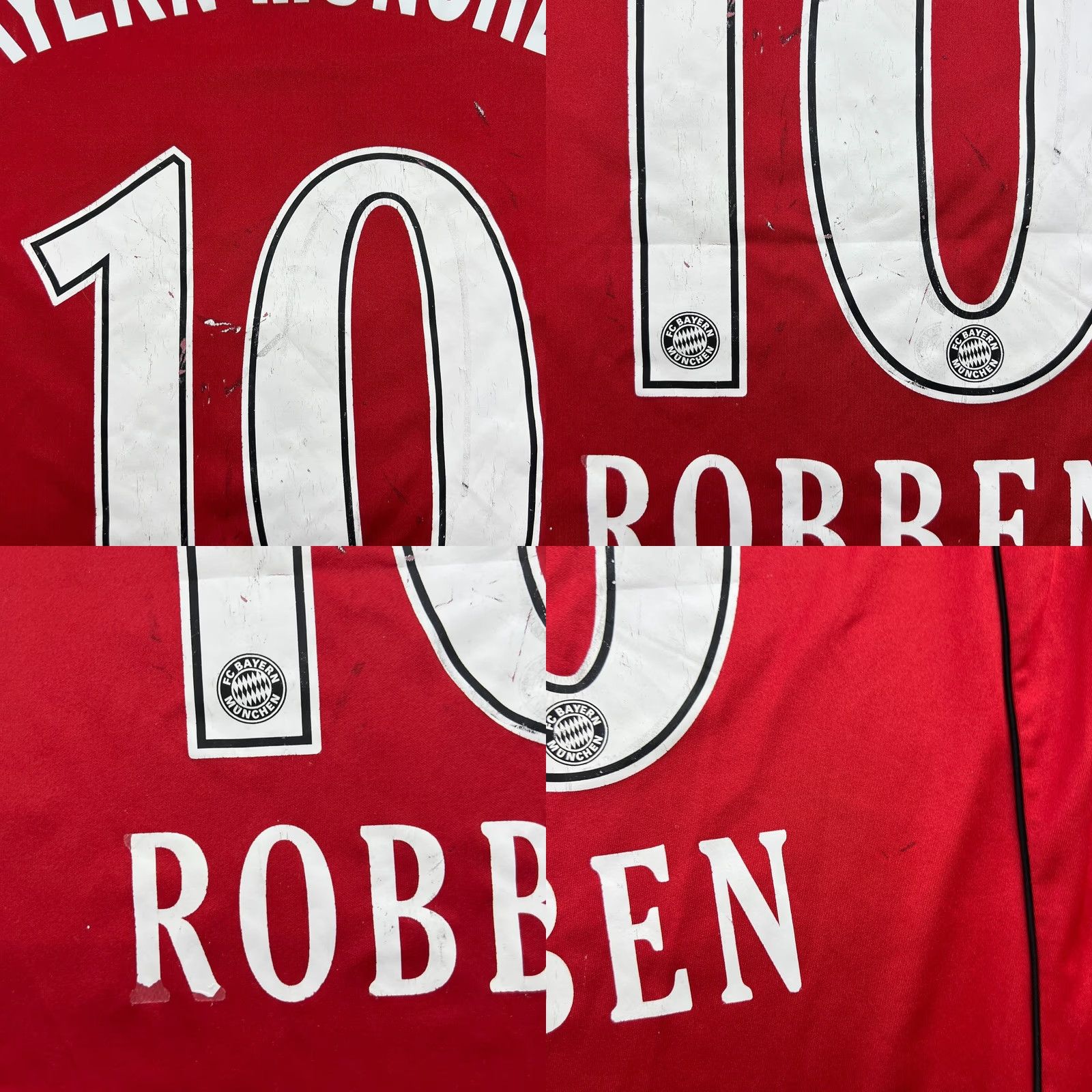 Adidas adidas Bayern Munich 2010 2011 Home #10 Arjen Robben Mens Football Jersey S Size US S / EU 44-46 / 1 - 10 Thumbnail