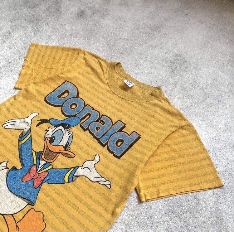 Velva Sheen Vtg Velva Sheen Donald Duck Built Up Tee Size US L / EU 52-54 / 3 - 4 Thumbnail