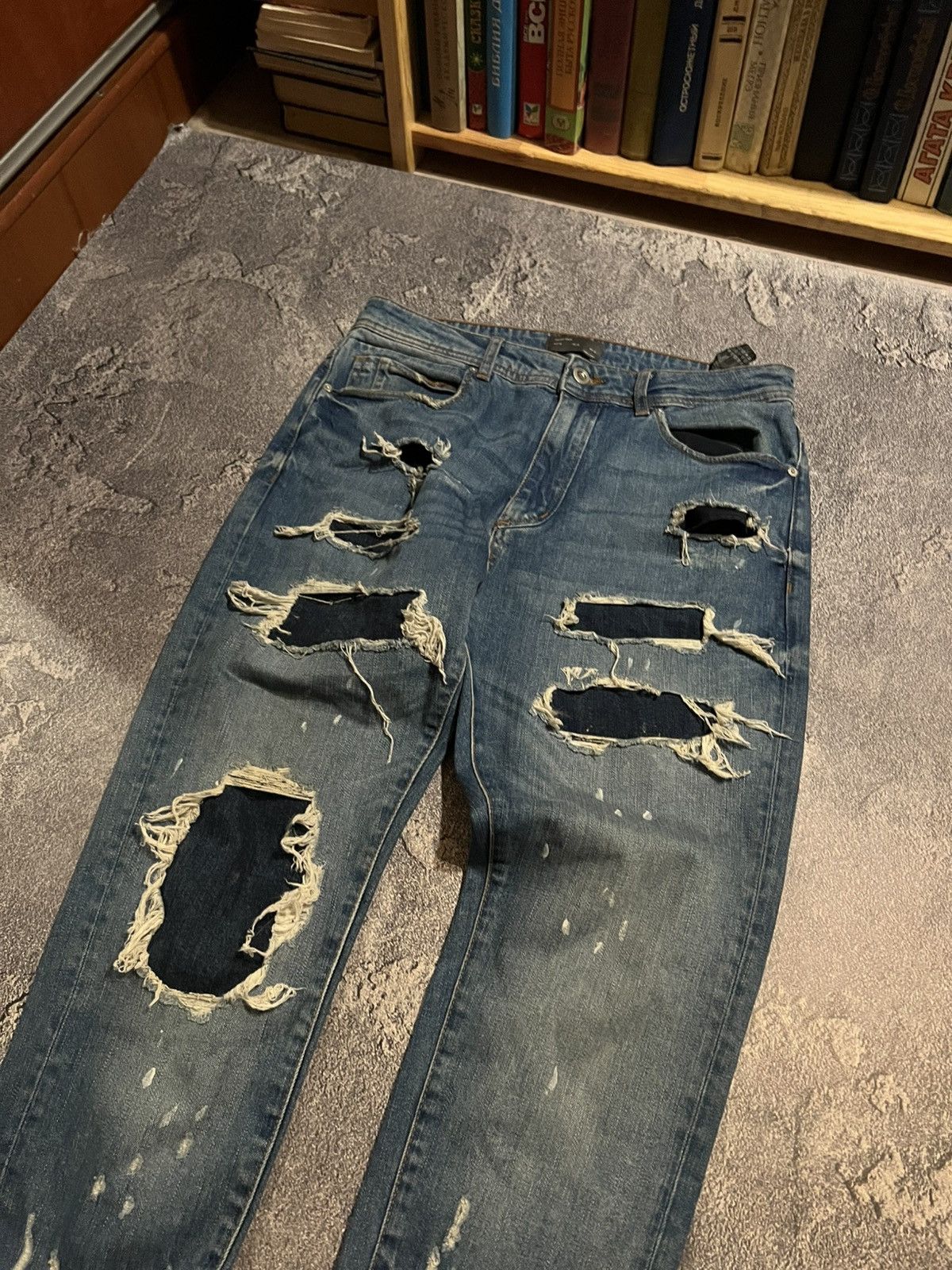 Japanese Brand RARE Number Nine Style / Slim Fit Archive Bullet Custom Y2K Size US 31 - 3 Thumbnail