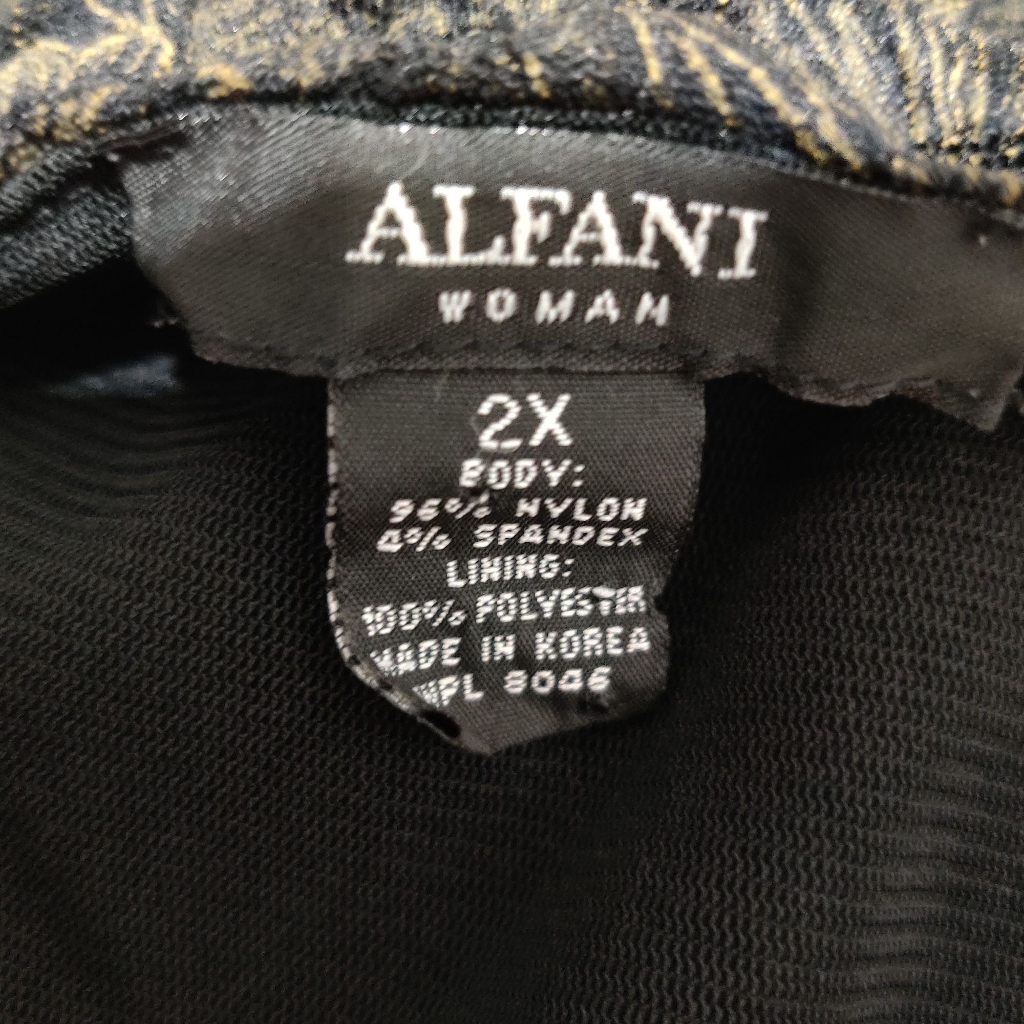 Alfani Alfani 2X Black Lace Floral Blouse Elegant Feminine Plus Siz Size XXL / US 16-18 / IT 52-54 - 5 Thumbnail