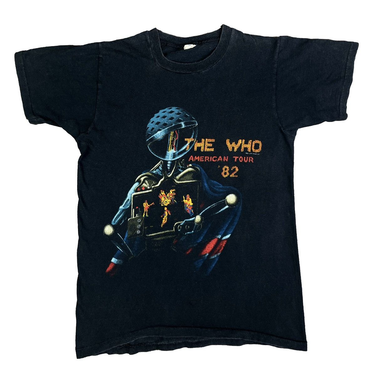 Band Tees × Vintage Vintage 1982 The Who American Tour T-Shirt 🎸 Size S / US 4 / IT 40 - 1 Thumbnail