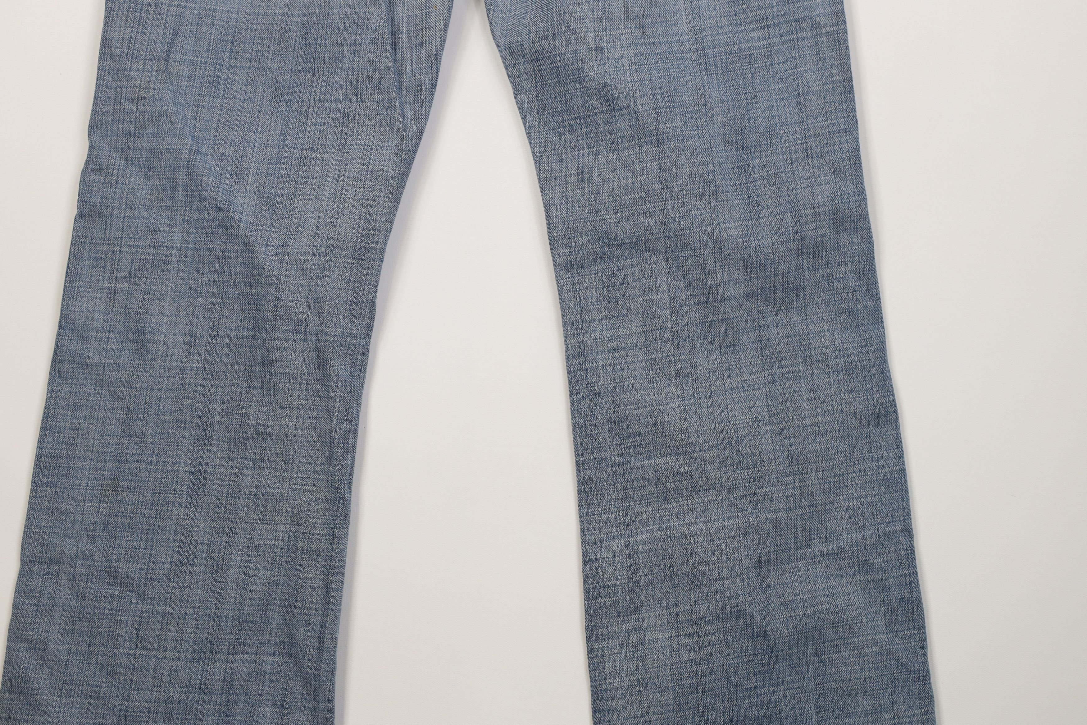 Guess Vintage Y2K Guess Wide Leg Bootcut Denim Jeans Blue Cotton Size US 32 / EU 48 - 14 Thumbnail