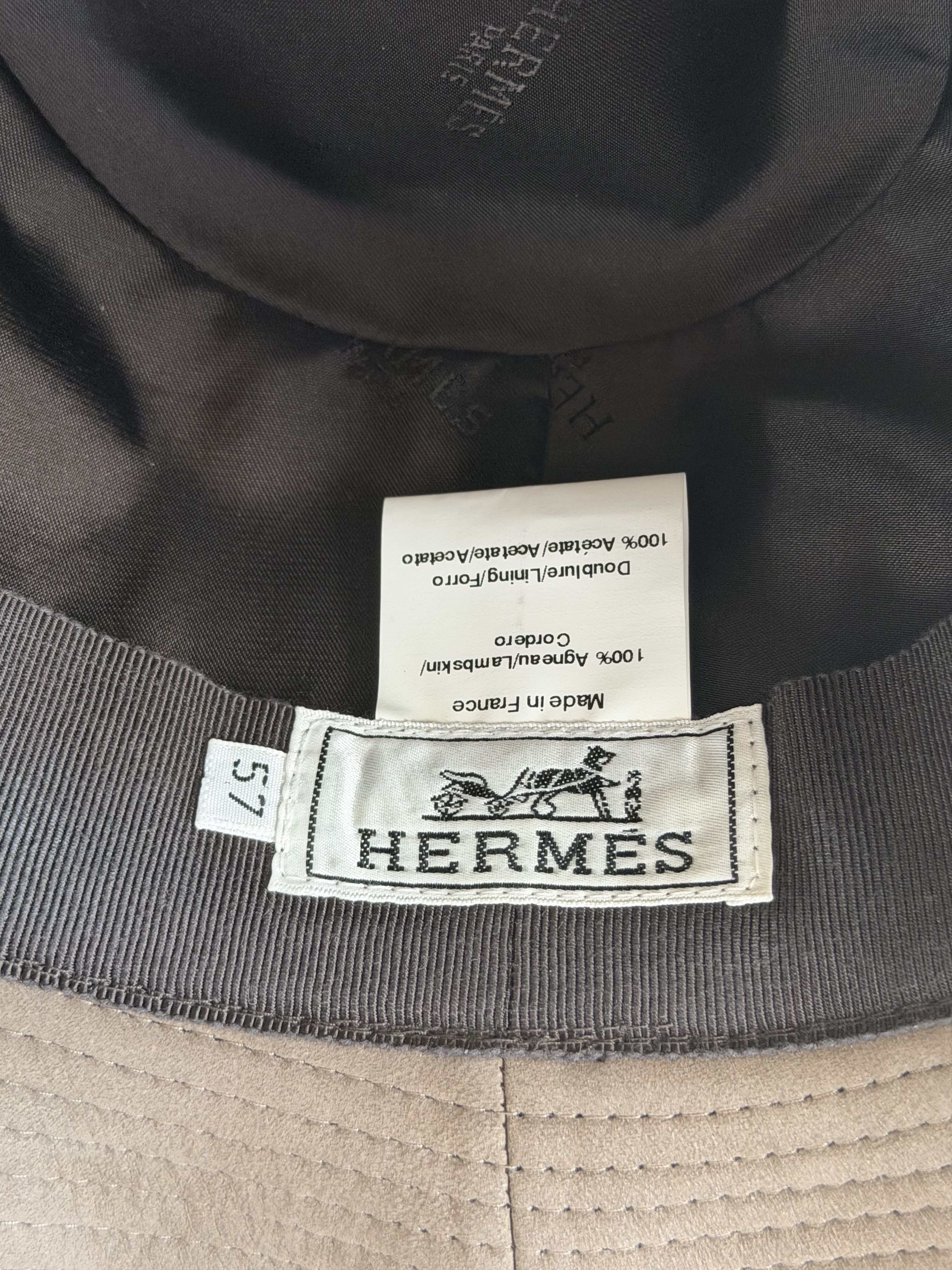 Hermes Hermes Brown Suede Fedora Size ONE SIZE - 5 Thumbnail