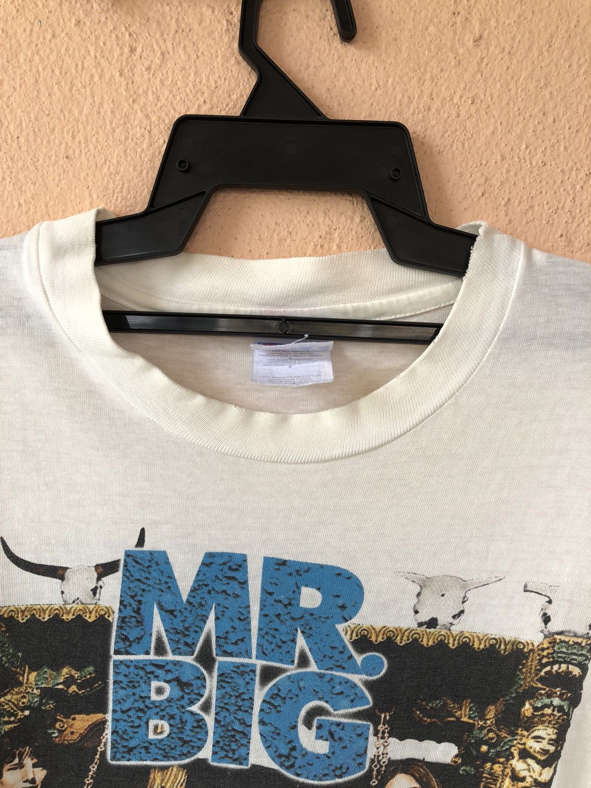 Band Tees × Vintage Vintage 90s MR BIG Thrashed Band Tee Size US L / EU 52-54 / 3 - 7 Thumbnail