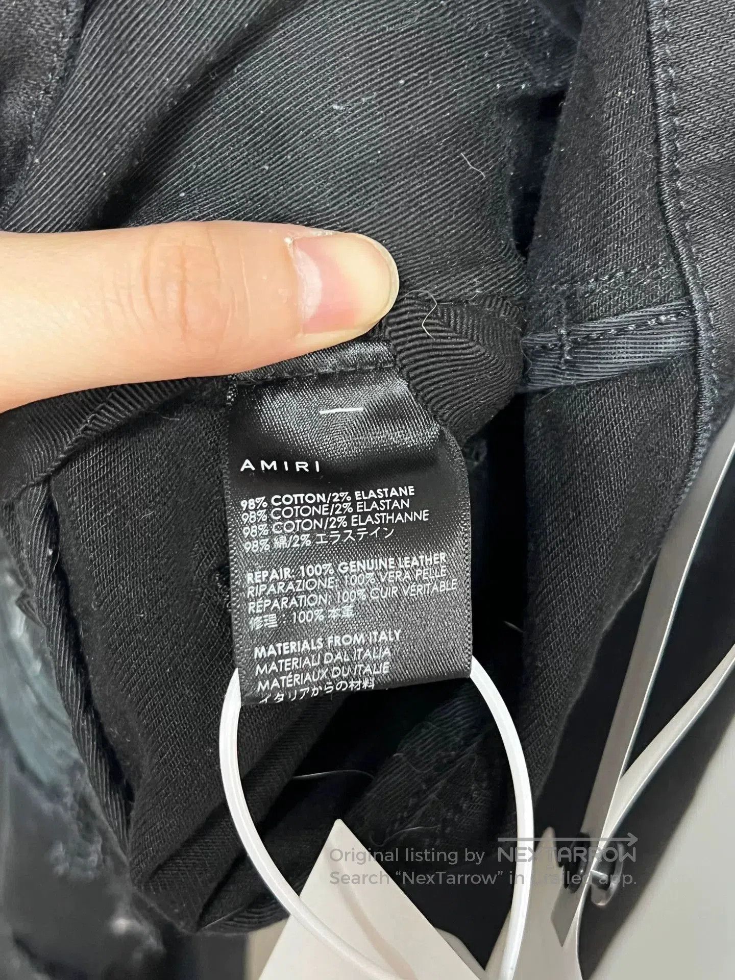 Amiri Amiri Black Denim Pants Size 30. Size US 30 / EU 46 - 4 Thumbnail