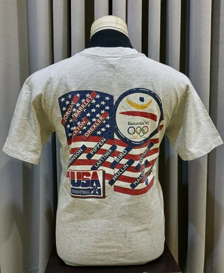 Salem Sportswear Vintage 90’s Salem x USA Basketball Dream Team Olympic Tee Size US L / EU 52-54 / 3 - 2 Thumbnail