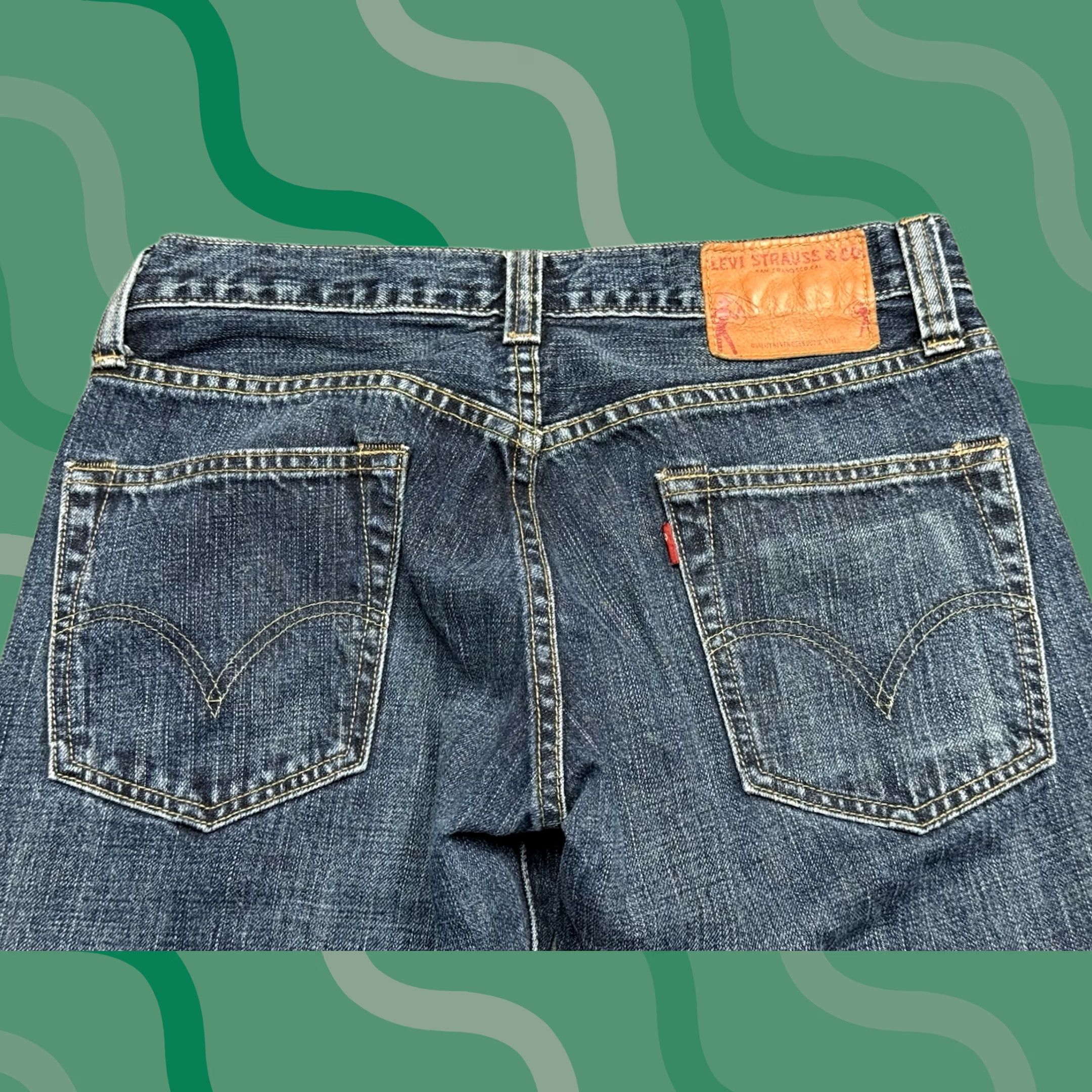 Levi's Levi's Skinner Jeans 30 x 28 Button Fly Low Rise Bootcut Vintage Hong Kong Men Jeans Regular 30 Blue Figure 80s 90s Size US 30 / EU 46 - 1 Thumbnail