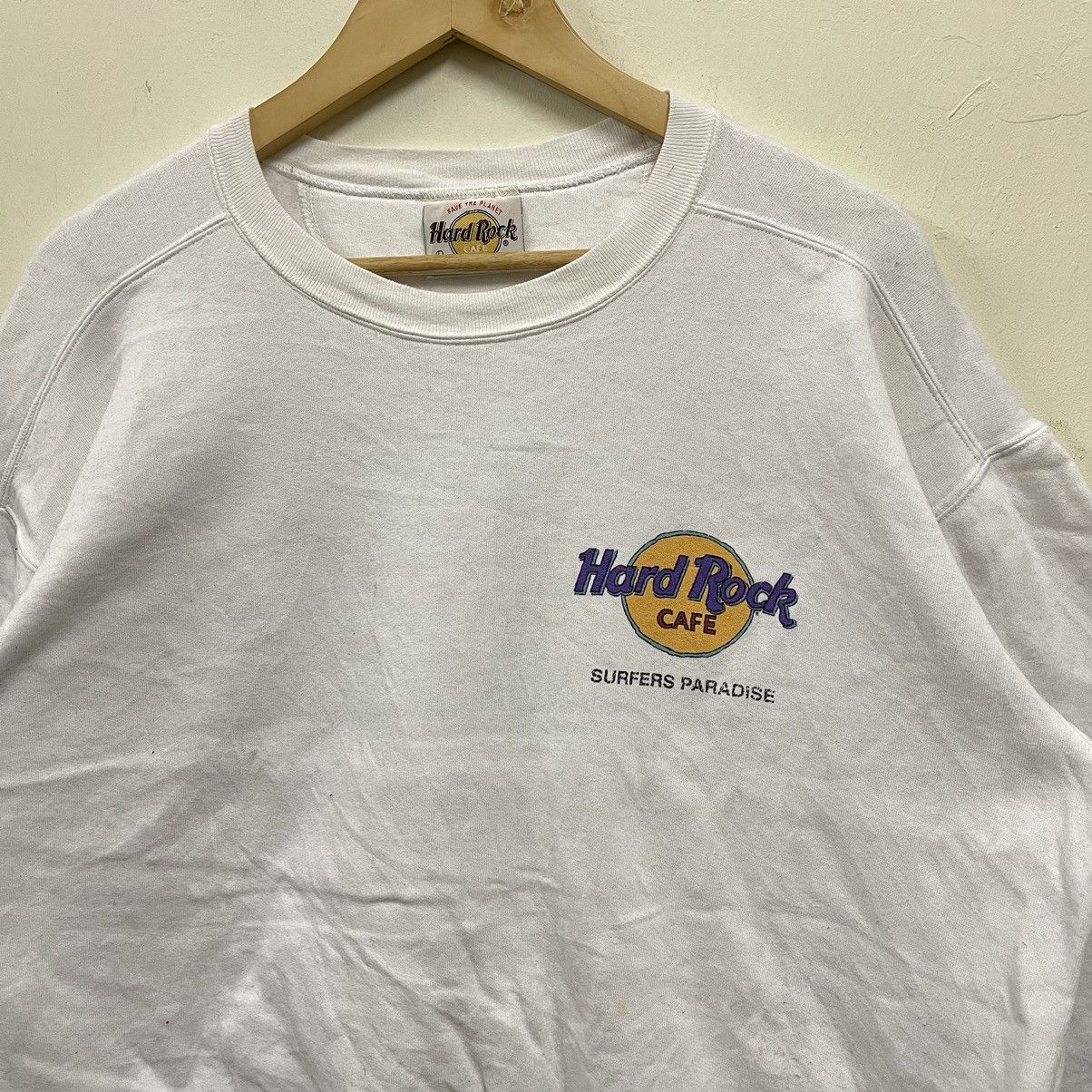 Hard Rock Cafe Vintage 90s Hard Rock Cafe surfers paradise sweatshirt Size US L / EU 52-54 / 3 - 4 Thumbnail