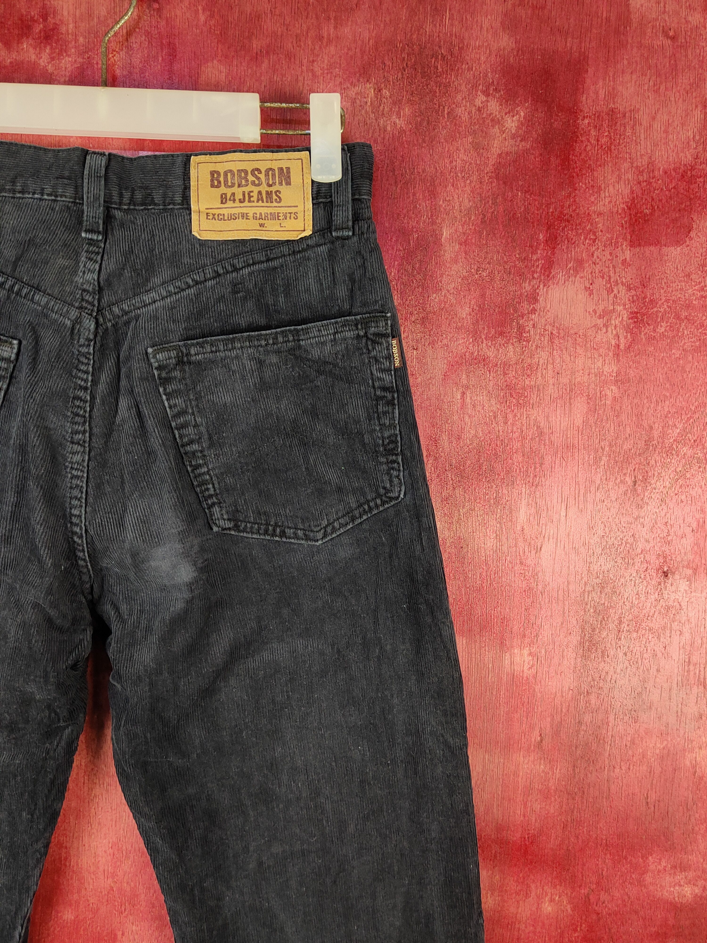 Vintage Bobson Dark Blue faded vintage cargo Corduroy Pants #S1560 Size US 28 / EU 44 - 11 Thumbnail
