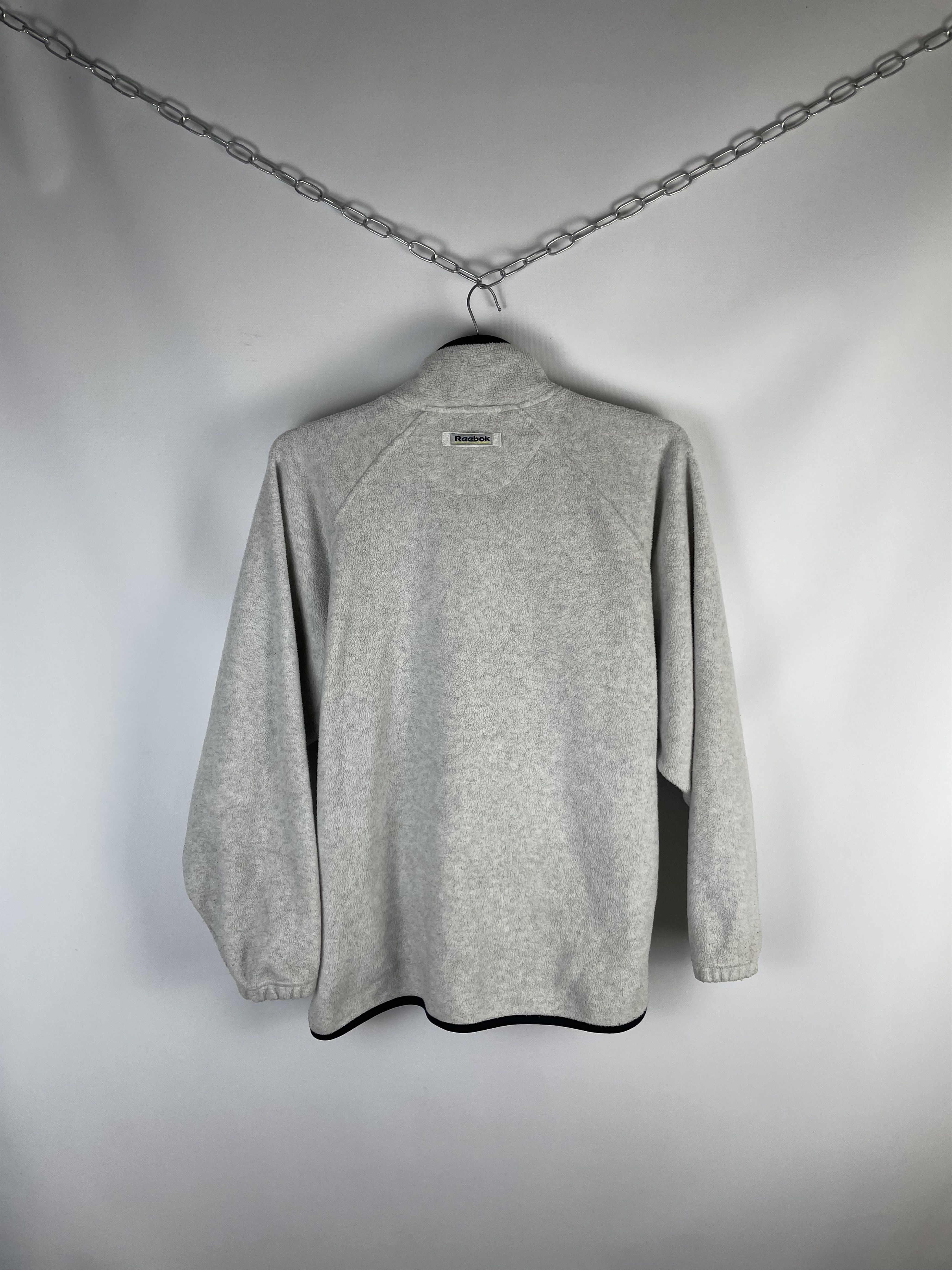 Reebok Vintage 90s Reebok Fleece sweatshirt zip Size US S / EU 44-46 / 1 - 10 Thumbnail