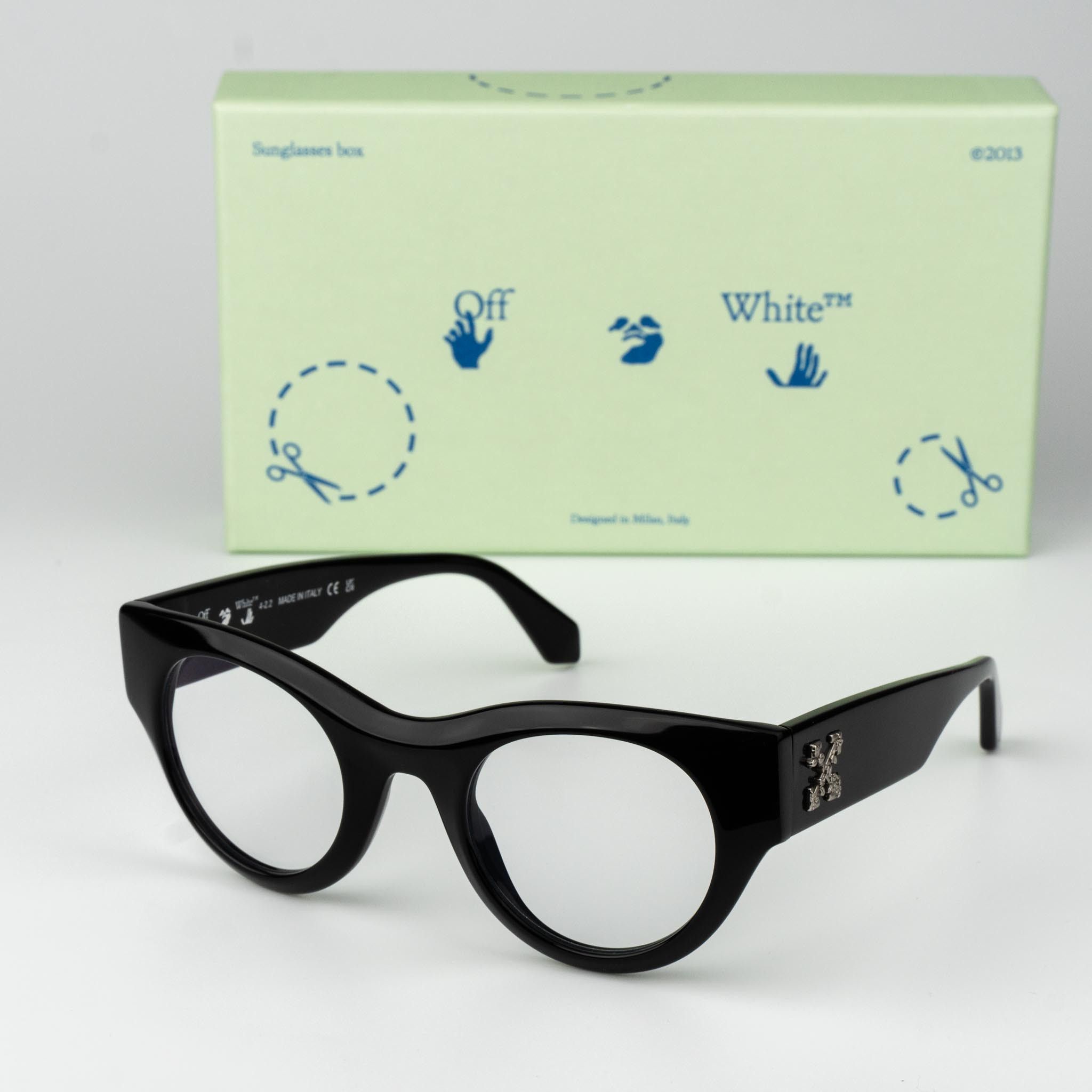 Off-White Off-White STYLE 13 Men Eyeglasses OERJ013 1000 NEW AUTHENTIC Size ONE SIZE - 1 Thumbnail