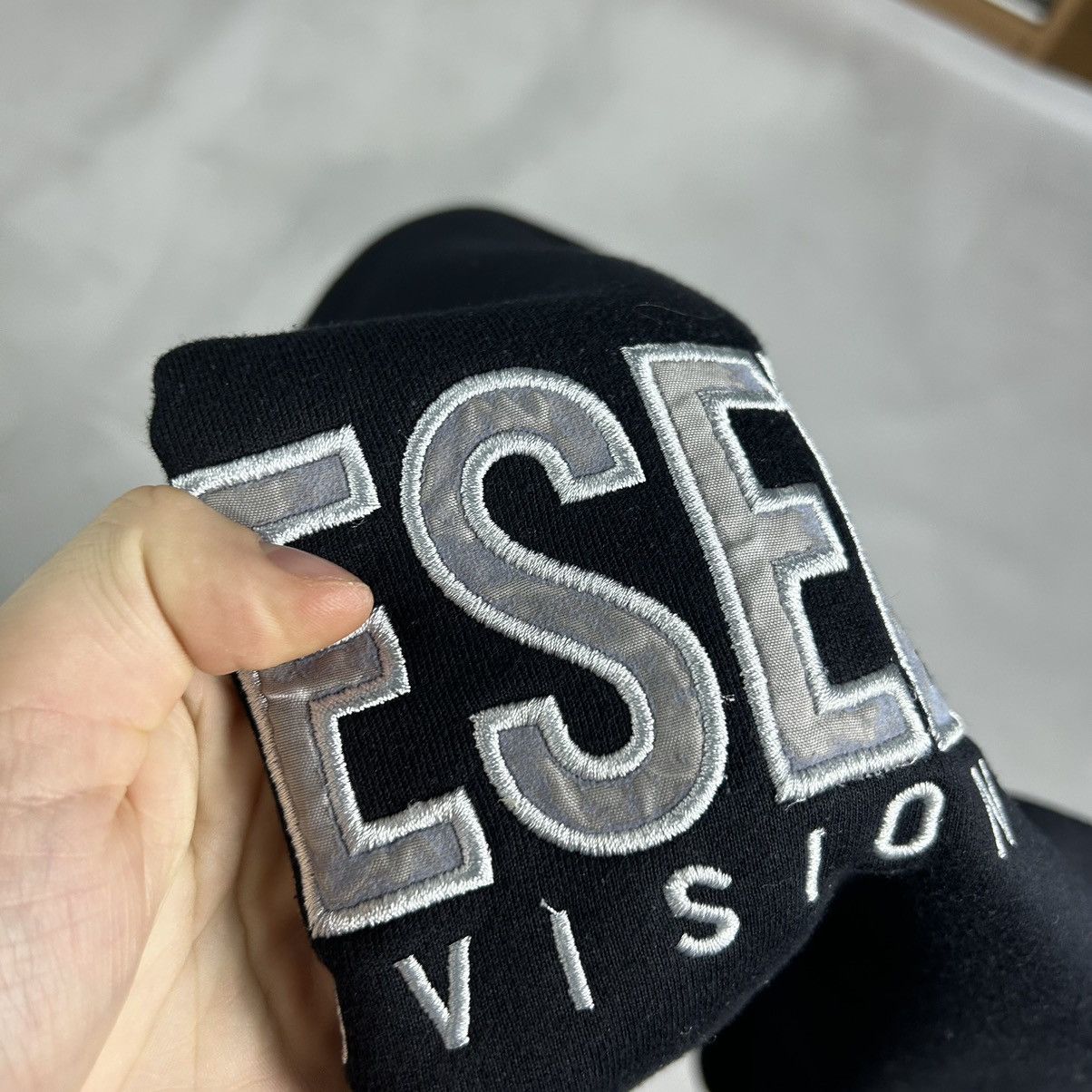 Diesel × Vintage Y2K Diesel Vintage Big Logo Sweatshirt Size US XL / EU 56 / 4 - 7 Thumbnail