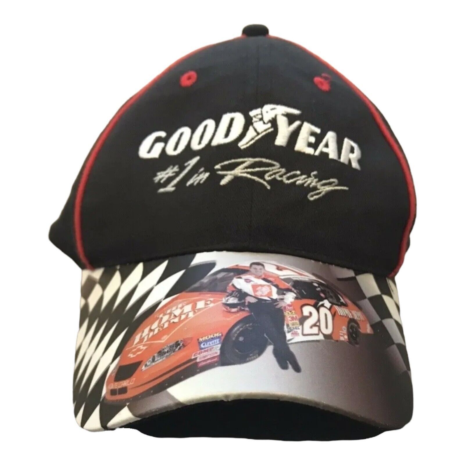 Other Goodyear #1 NASCAR In Racing Cap Black Home Depot Cotton Size ONE SIZE - 1 Thumbnail