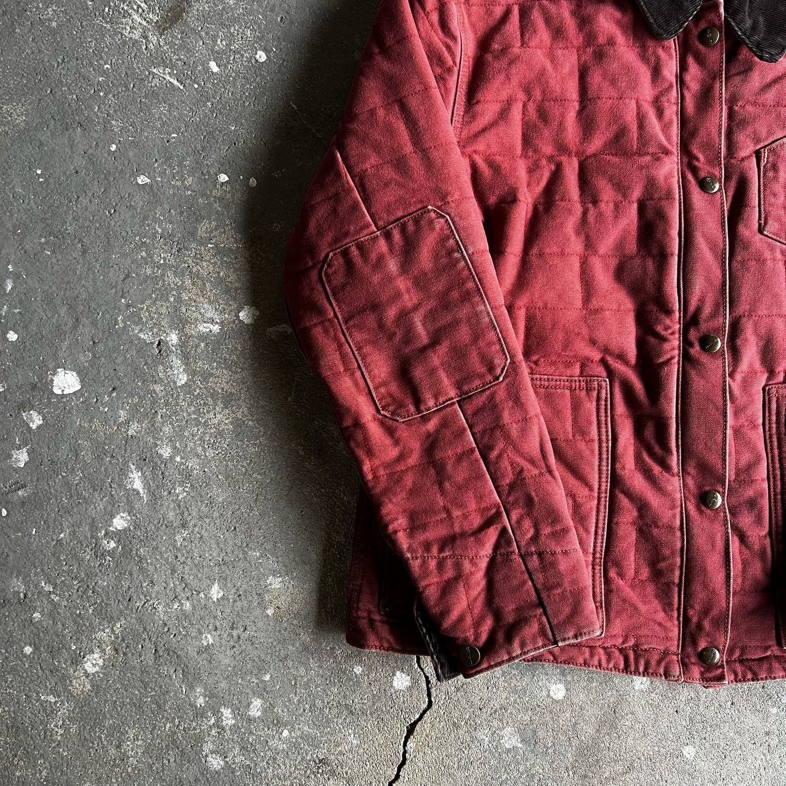 Carhartt × Vintage Carhartt WOMENS pink brick pattern work wear jacket Size US M / EU 48-50 / 2 - 4 Thumbnail