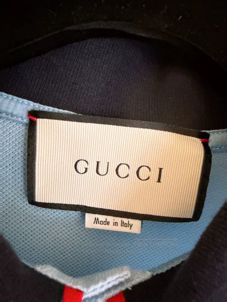Gucci Gucci Bee embroidery black polo shirt Size US M / EU 48-50 / 2 - 6 Thumbnail