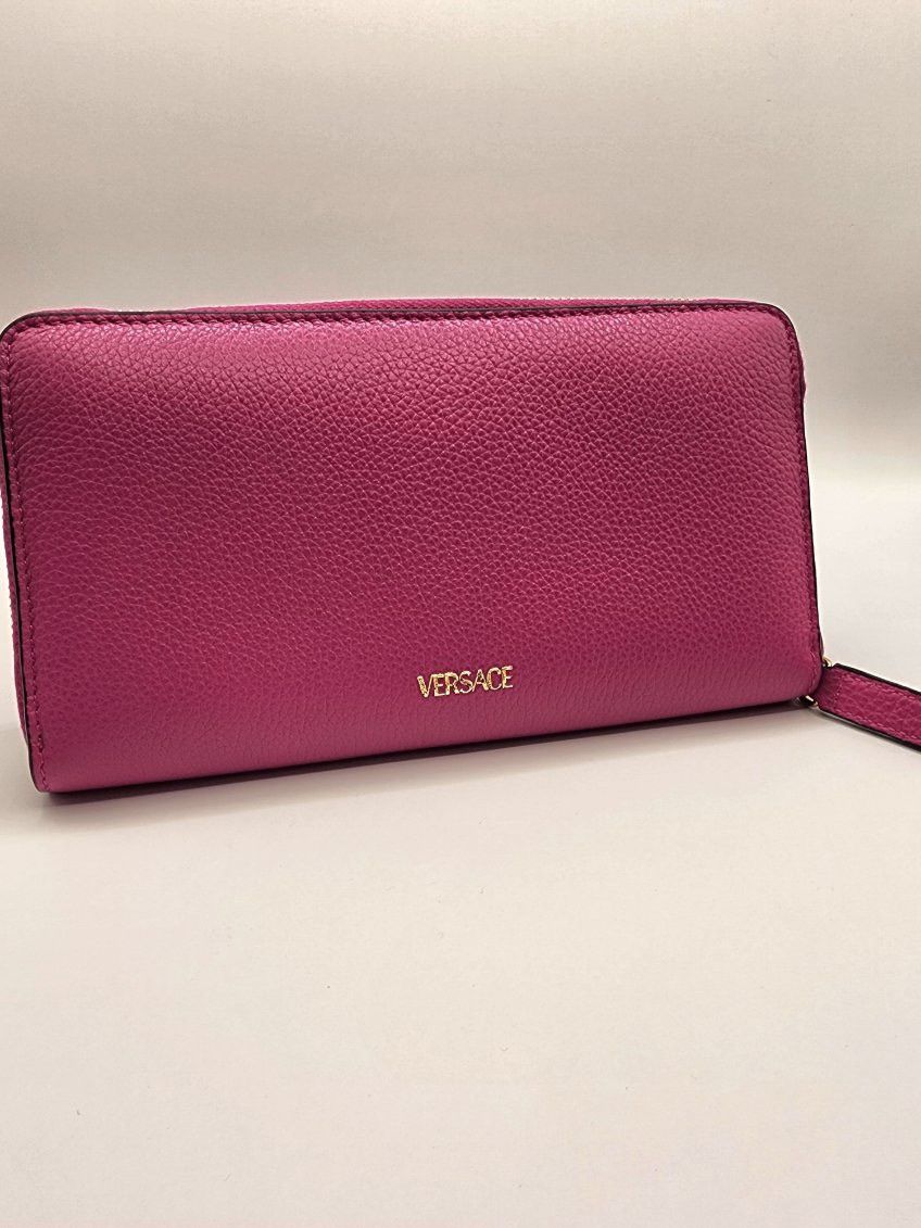 Versace Versace Pink Virtus Continental Long Wallet Size ONE SIZE - 2 Thumbnail
