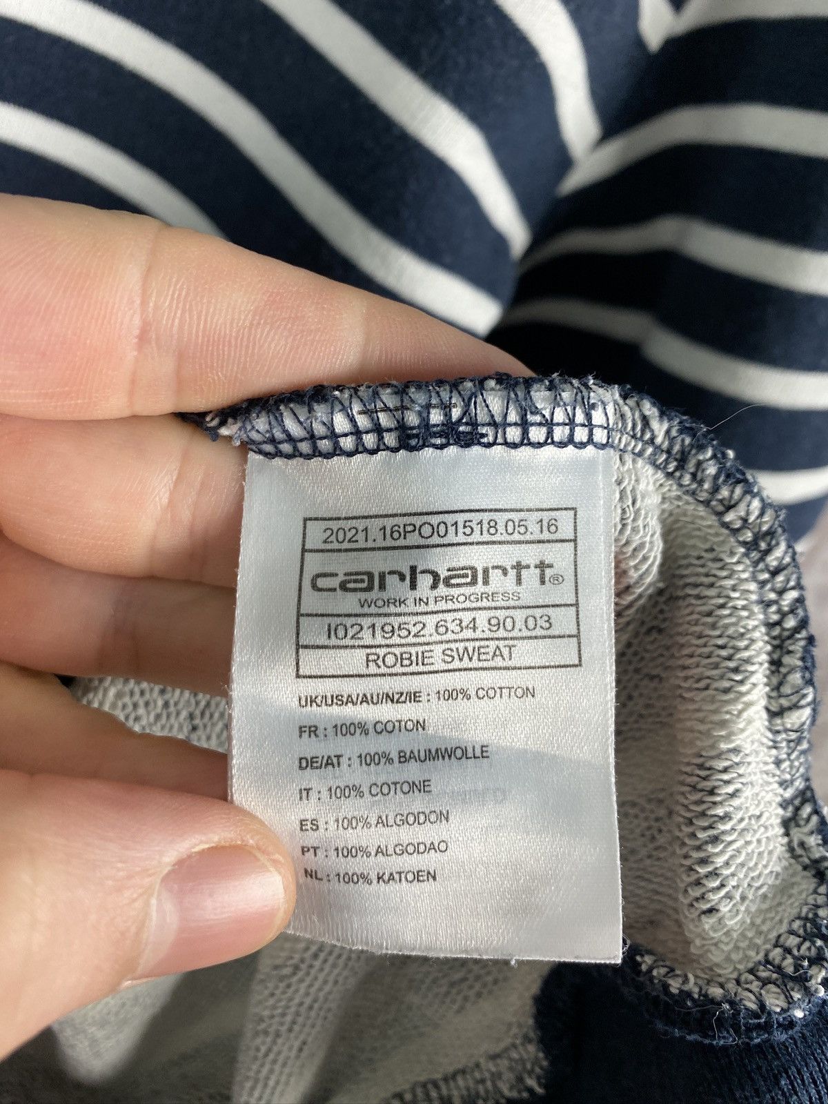 Other Men’s Carhartt Robie Sweat Sweatshirt Pullover Size XL Size US XL / EU 56 / 4 - 7 Thumbnail
