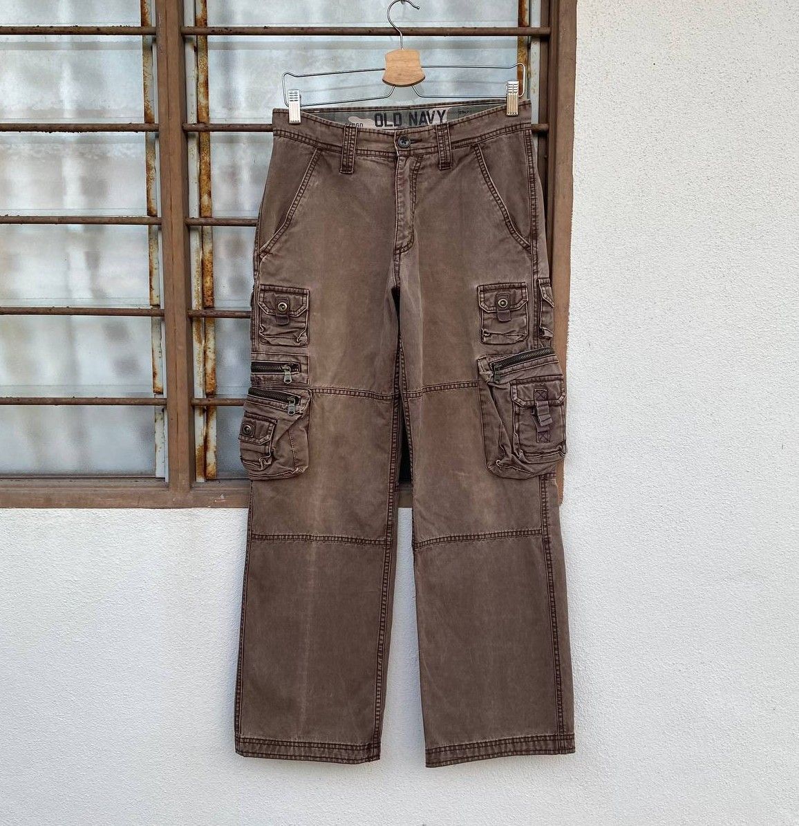 Vintage VINTAGE OLD NAVY LOOSE CARGO UTILITY PANT W29 Size US 29 - 1 Thumbnail