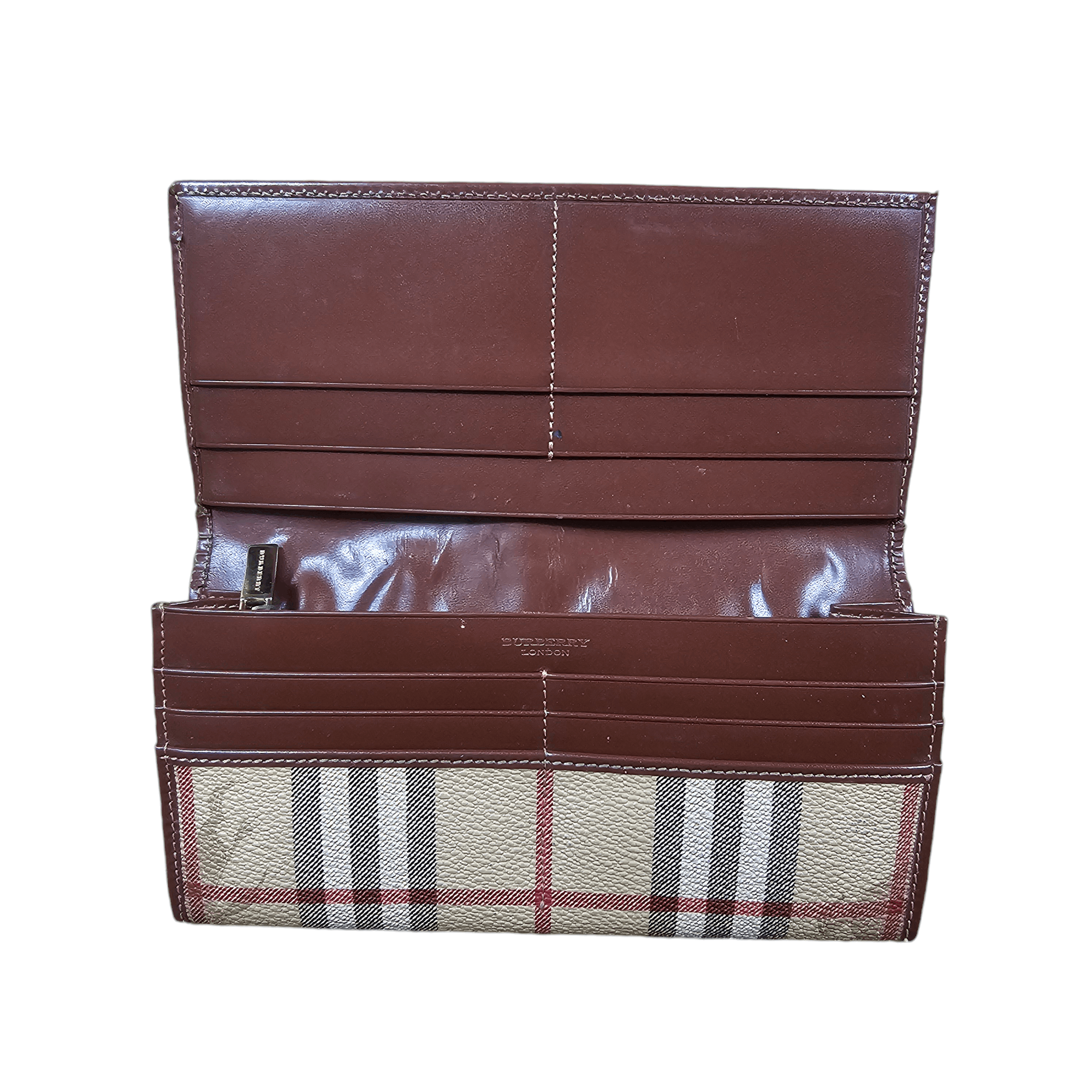 Burberry × Japanese Brand × Vintage BURBERRY WALLET CASUAL PREPPY OLDMONEY Y2K ARCHIVE Size ONE SIZE - 2 Thumbnail