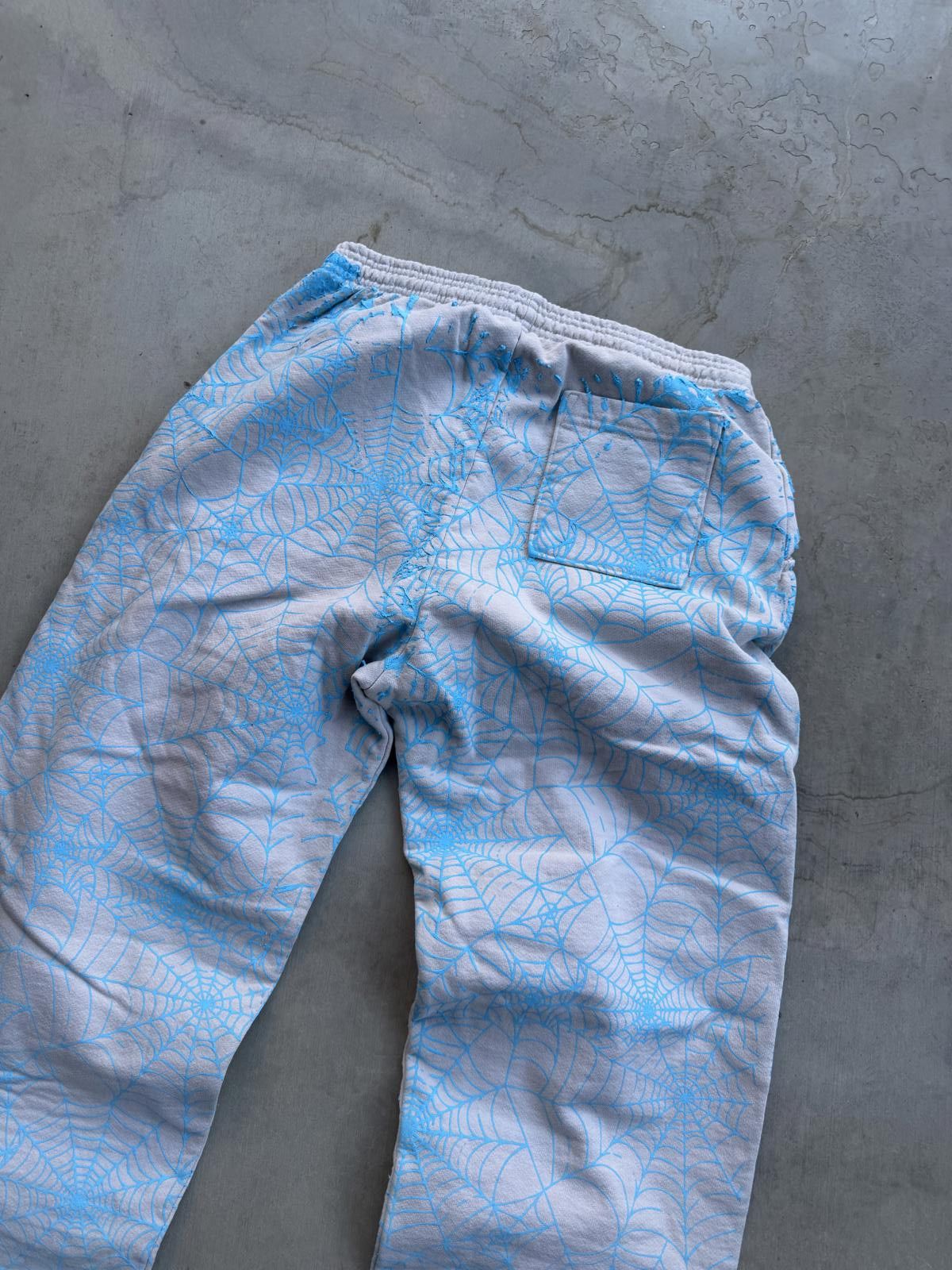 Other Sp5der AOP Web Sweatpants Heather Grey Size XL New Authentic Size US 36 / EU 52 - 5 Thumbnail